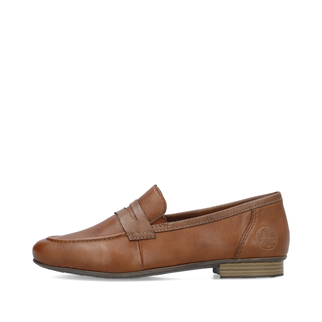 Brown Elasticated Shoes for Women | Rieker 51954-25