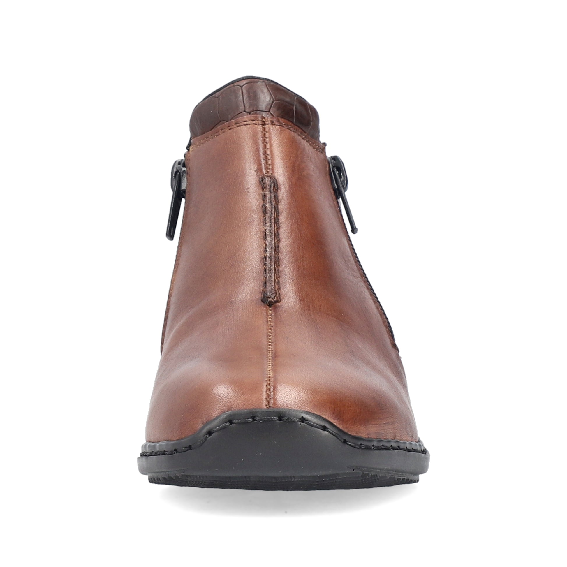 Brown Zip Boots for Women | Rieker L3882-24