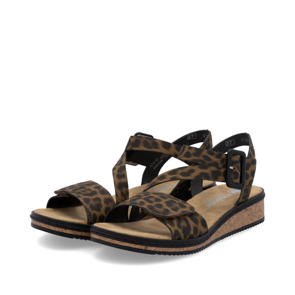 Multi Hook & Loop Sandals for Women | Rieker V3660-90