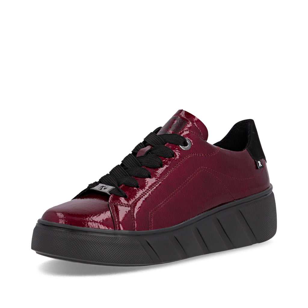Red Elasticated Shoes for Women | Rieker W2601-35