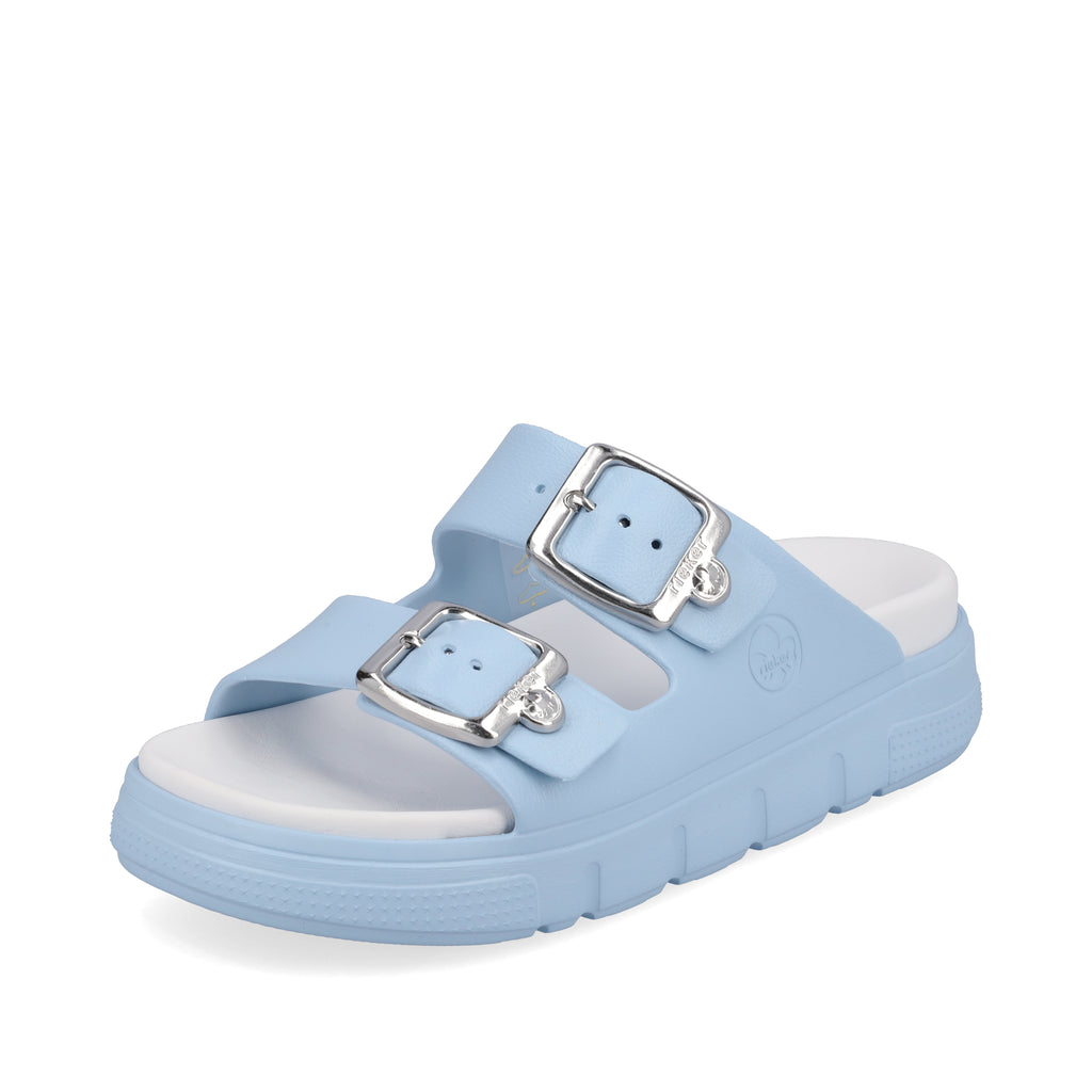 Blue Buckle Sandals for Women | Rieker P2180-10