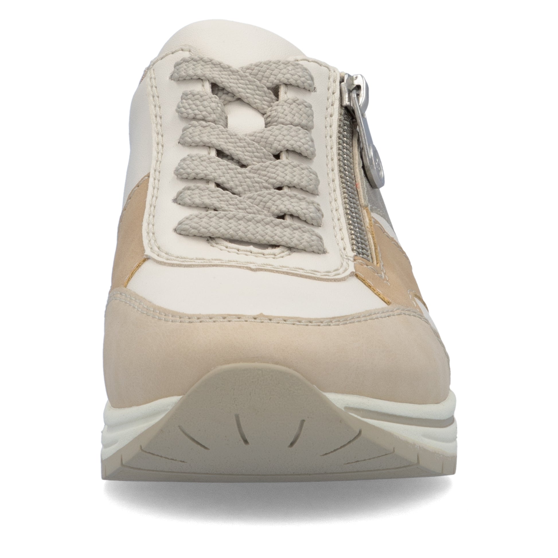 Beige Zip Shoes for Women | Rieker N9518-60