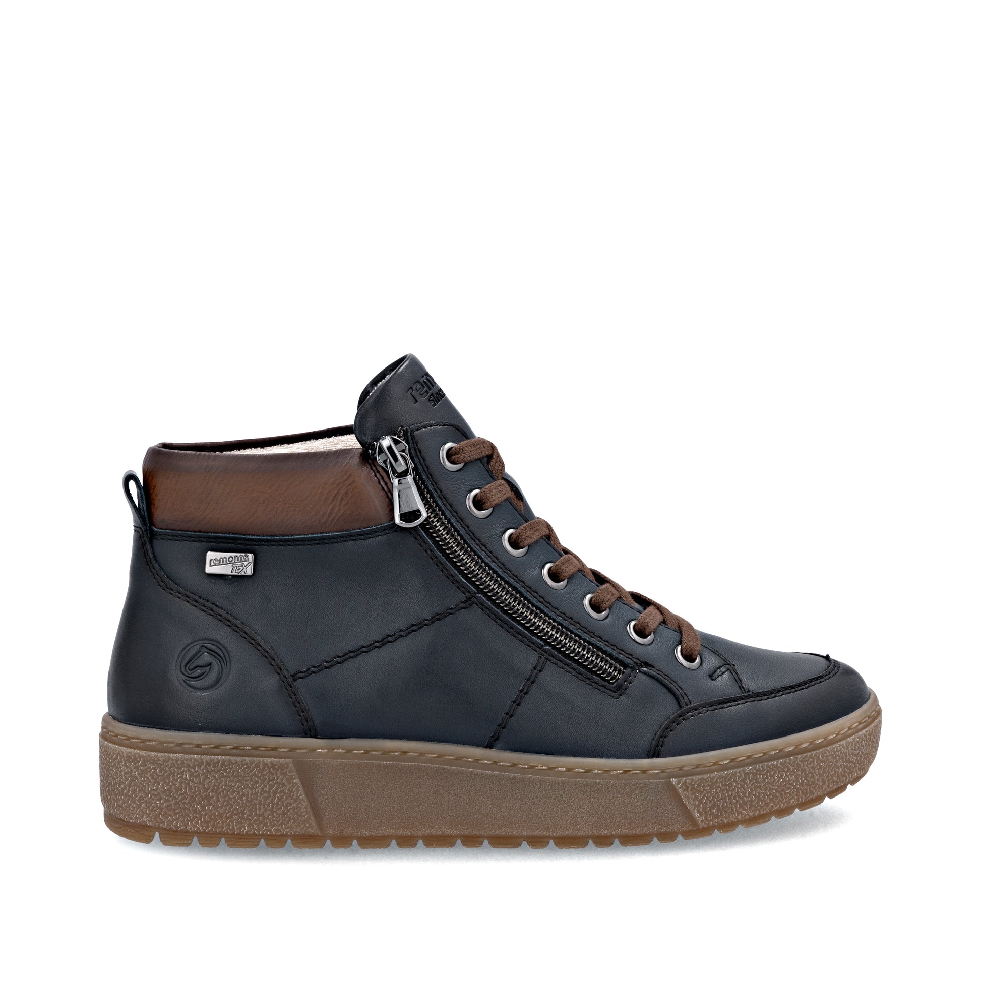 Blue Zip Boots for Women | Remonte D2T70-14
