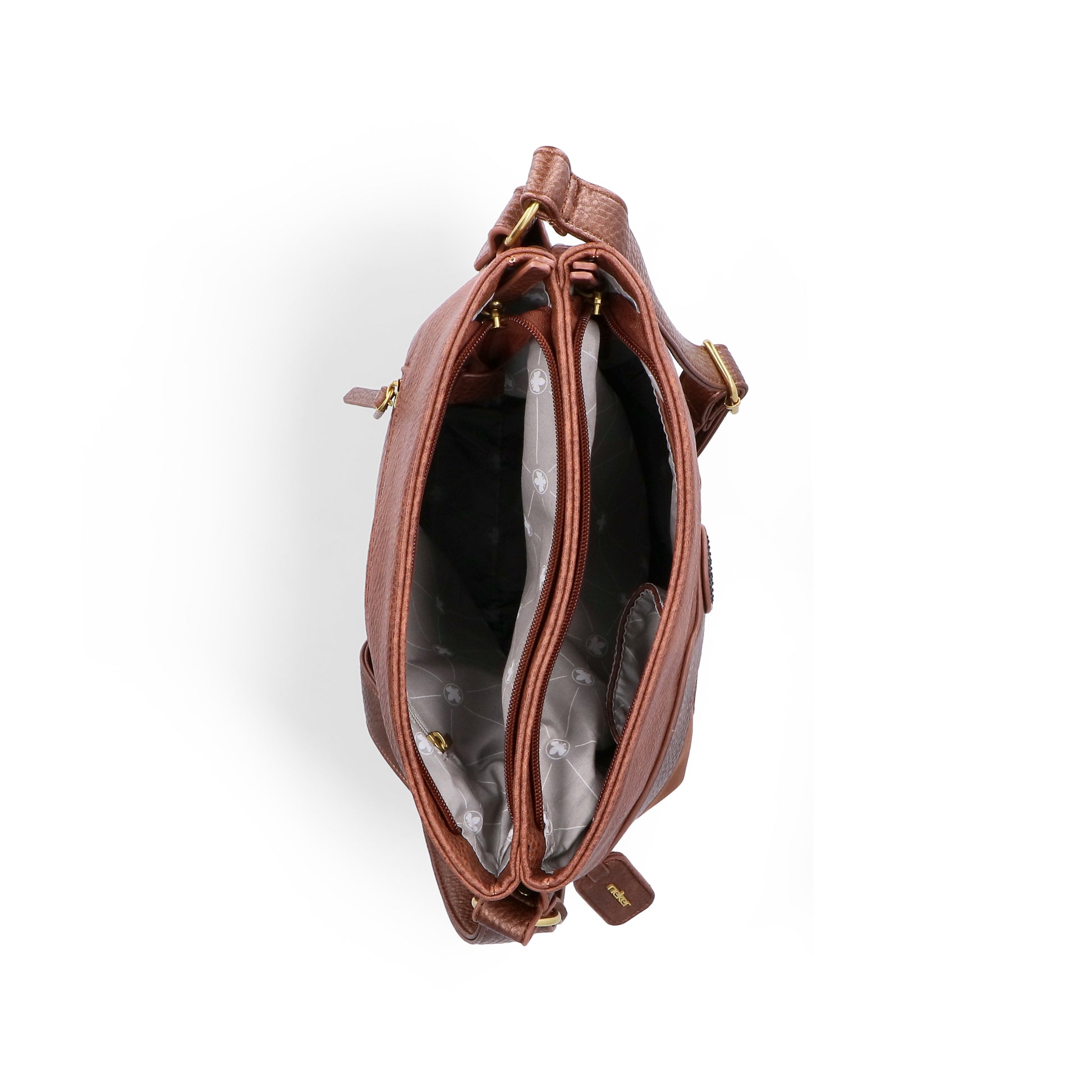 Brown Zip Bags for Women | Rieker H1346-22