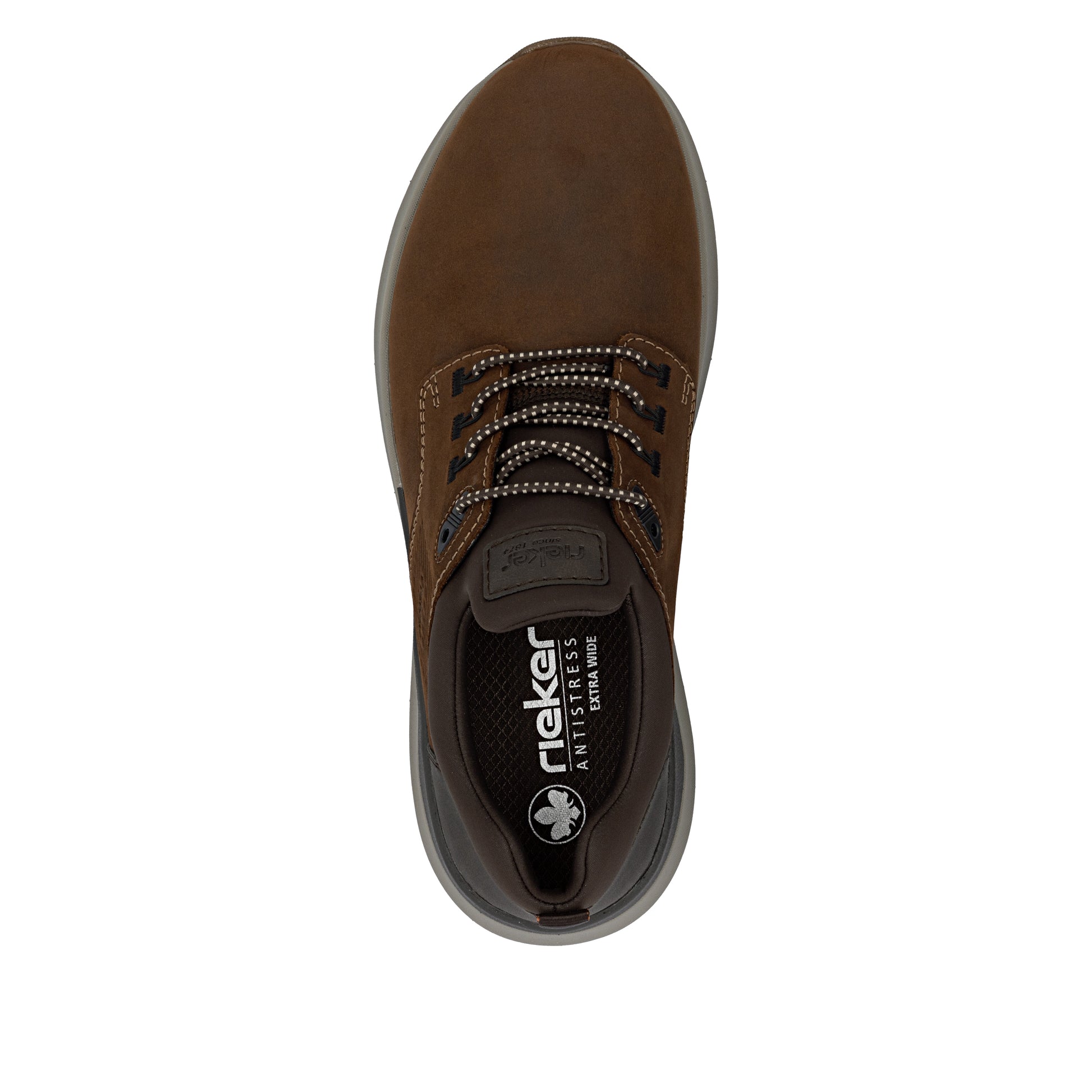Brown Elasticated Shoes for Men | Rieker 06050-22