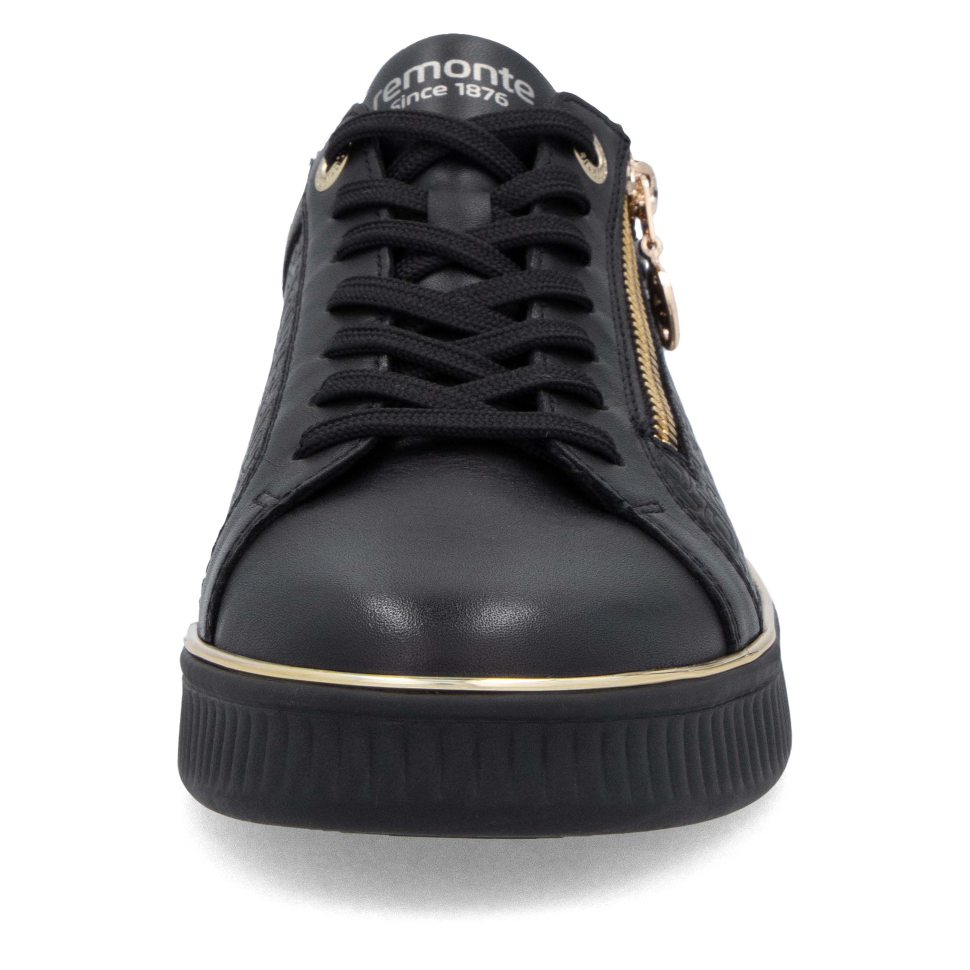 Black Zip Shoes for Women | Remonte D2E00-03