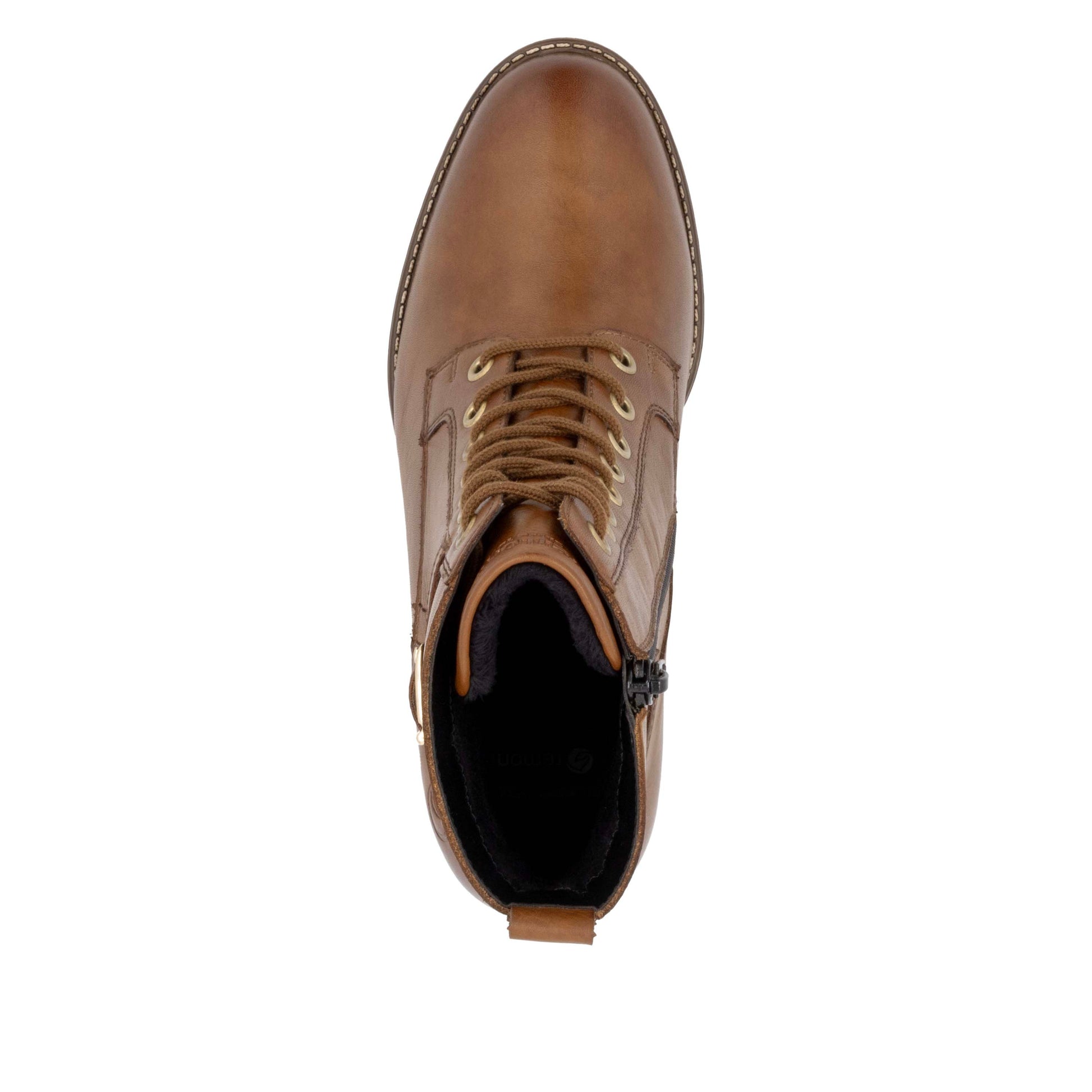 Brown Zip Boots for Women | Remonte D2A74-24