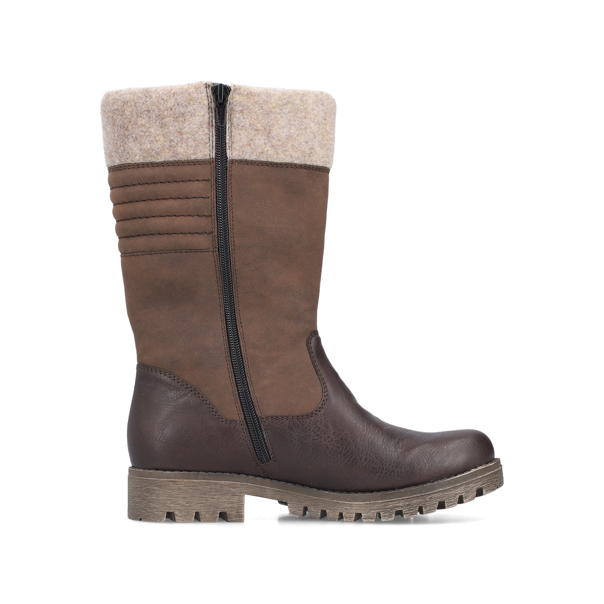 Brown Zip Boots for Women | Rieker 78585-25