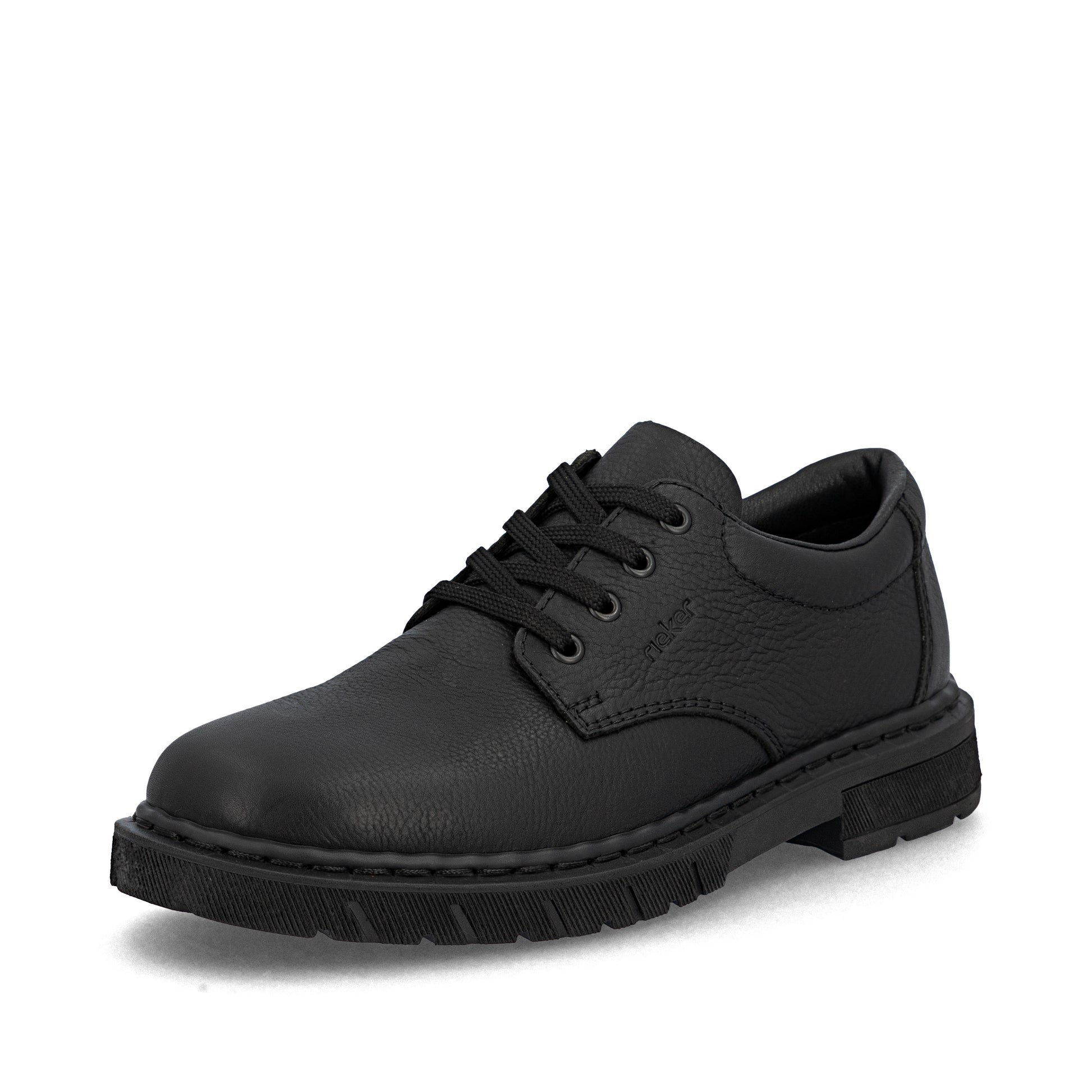 Black Elasticated Shoes for Men | Rieker 31610-00