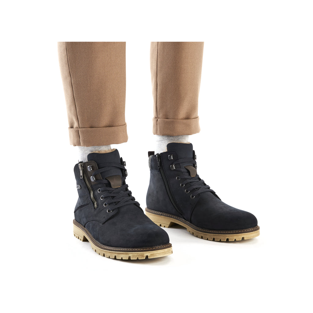 Blue Zip Boots for Men | Rieker F3610-14