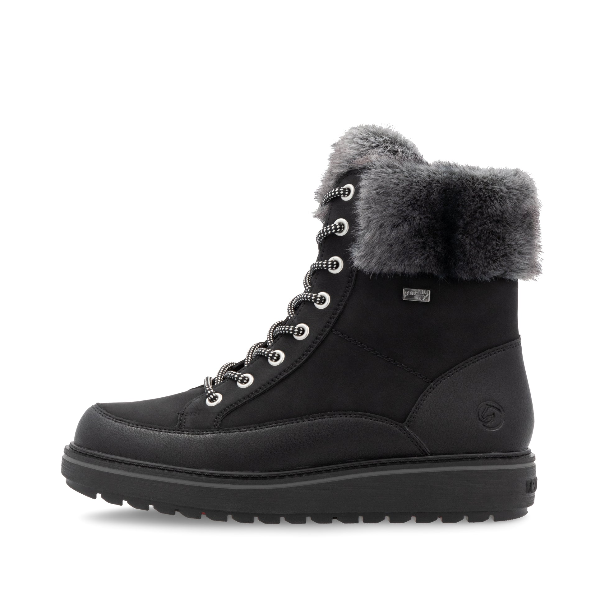 Black Zip Boots for Women | Remonte D0U78-03