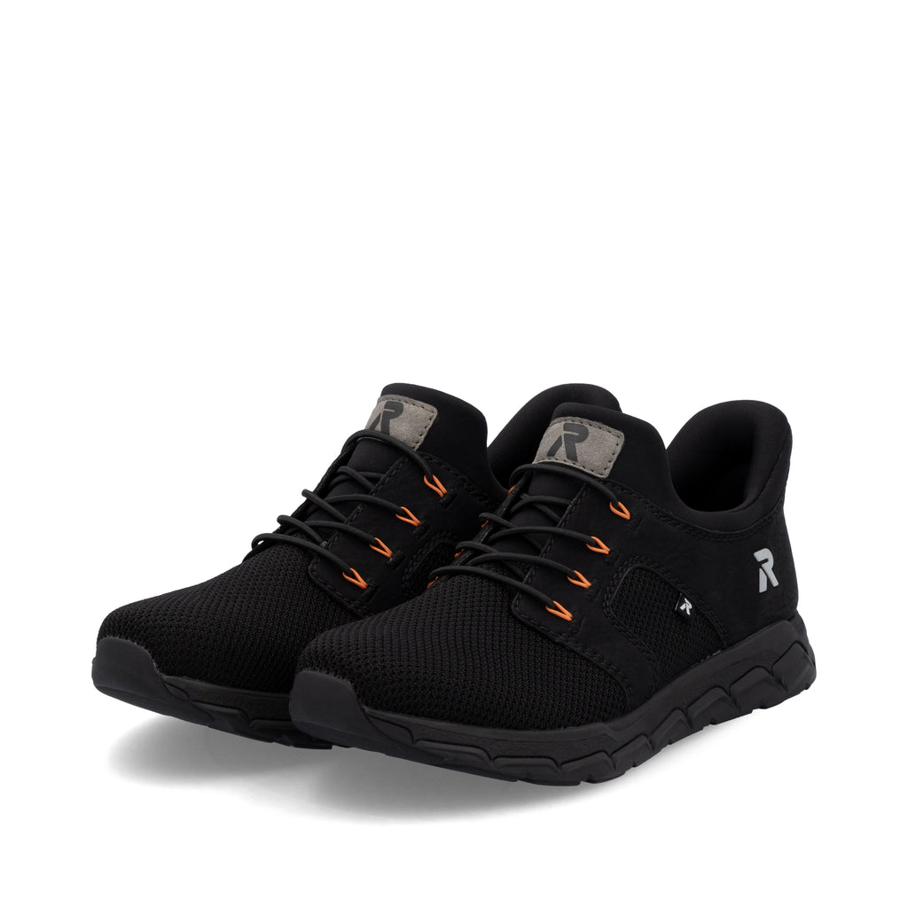 Black Elasticated Shoes for Women | Rieker M9050-00