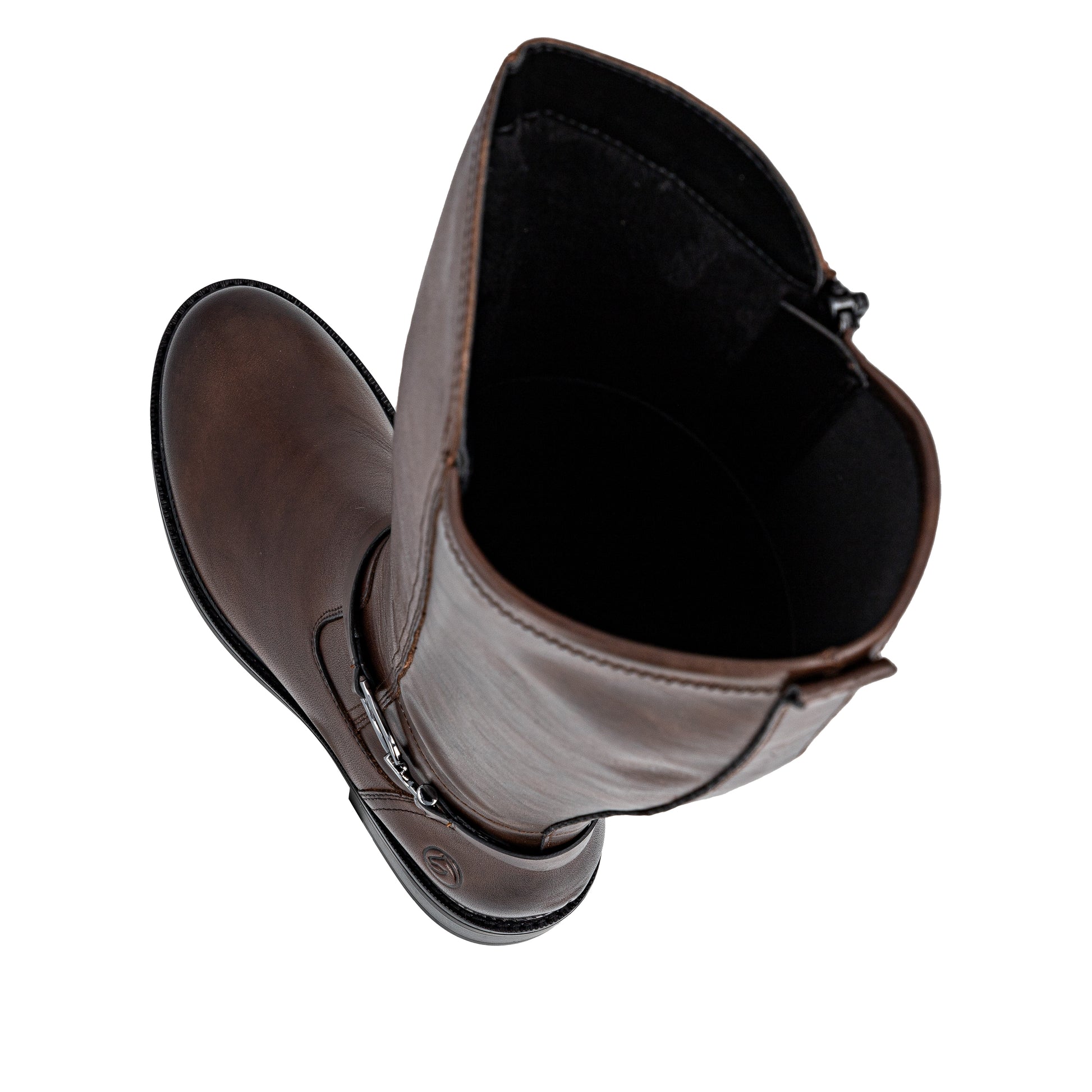 Brown Zip Boots for Women | Remonte D2W77-25