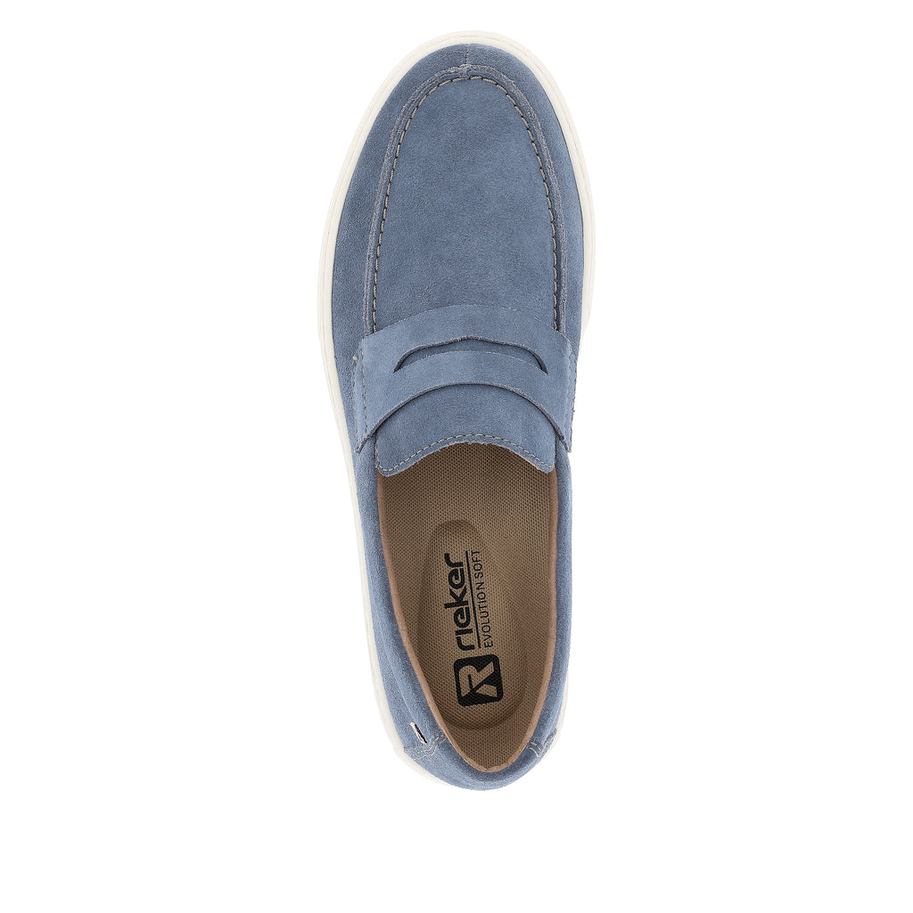 Blue Slip-On Shoes for Men | Rieker Sport U0703-14