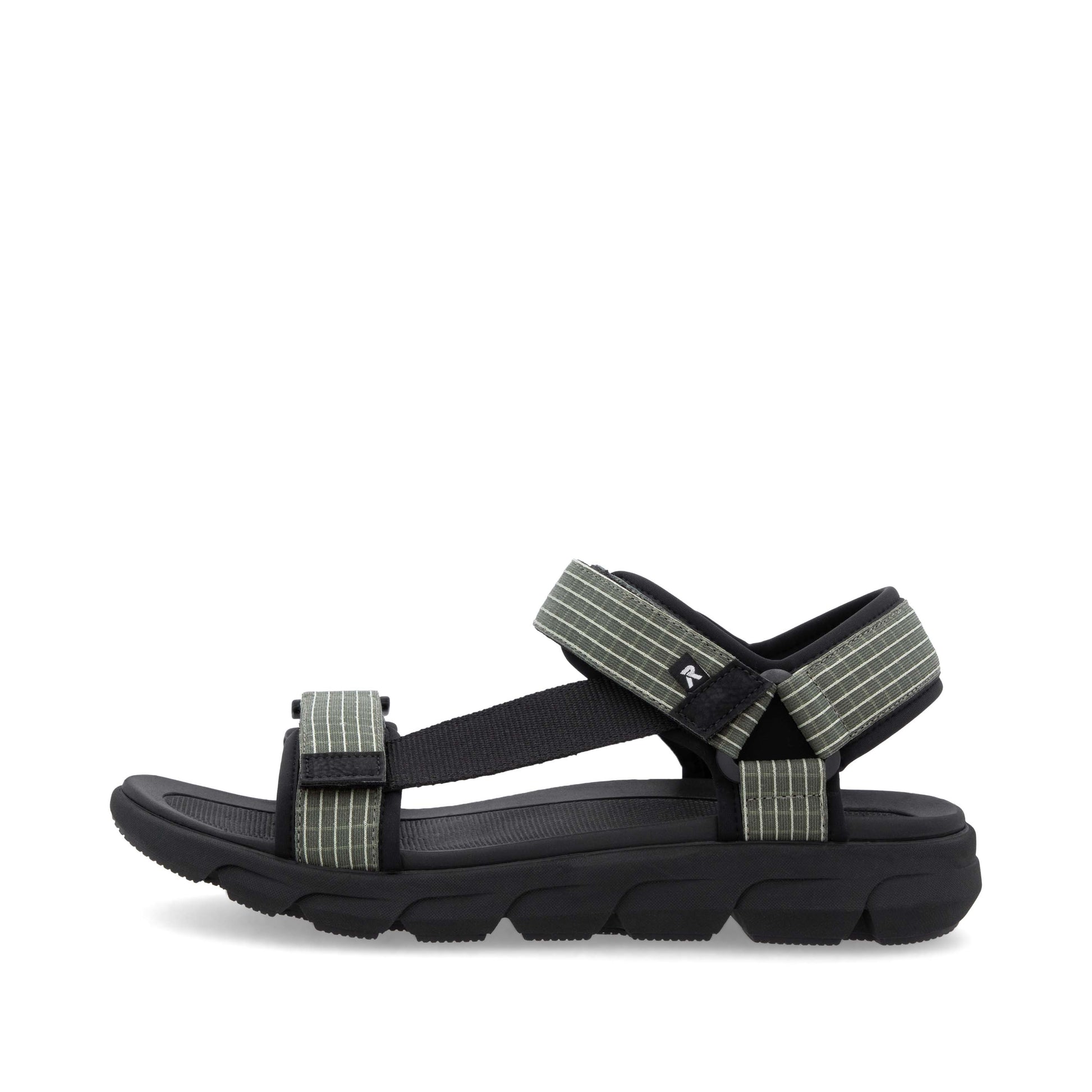Green Hook & Loop Sandals for Men | Rieker 20805-54