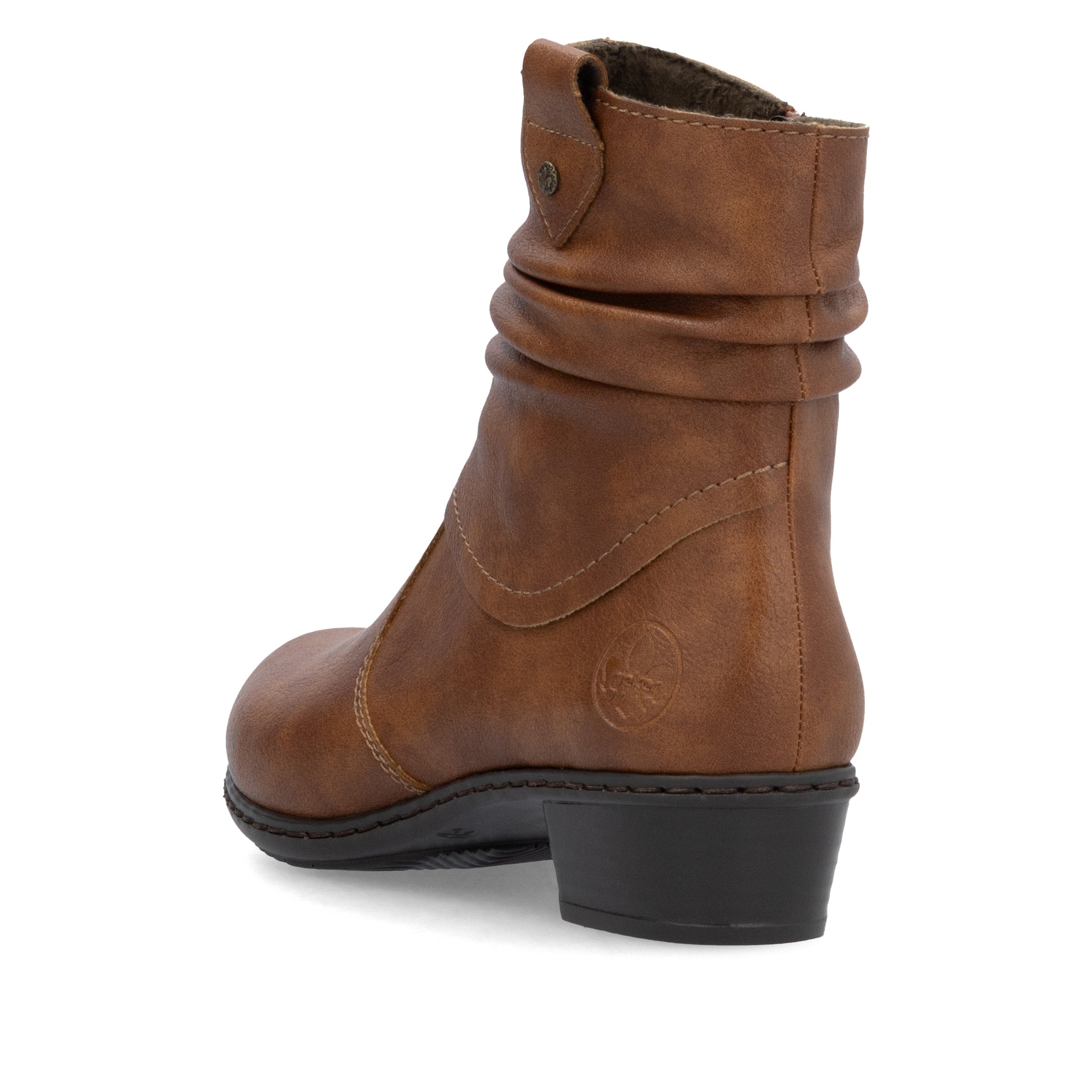 Brown Zip Boots for Women | Rieker Y0771-24