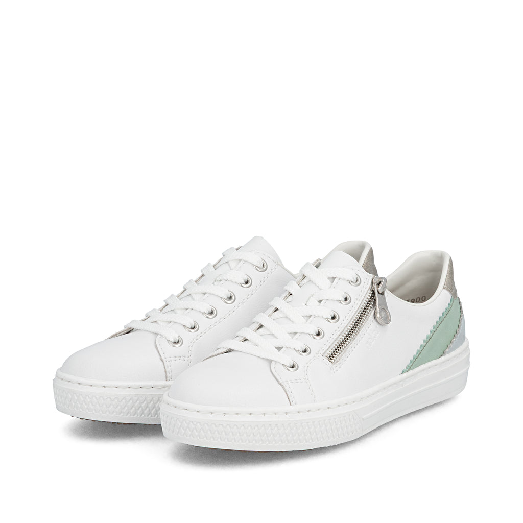 White Zip Shoes for Women | Rieker L5900-80