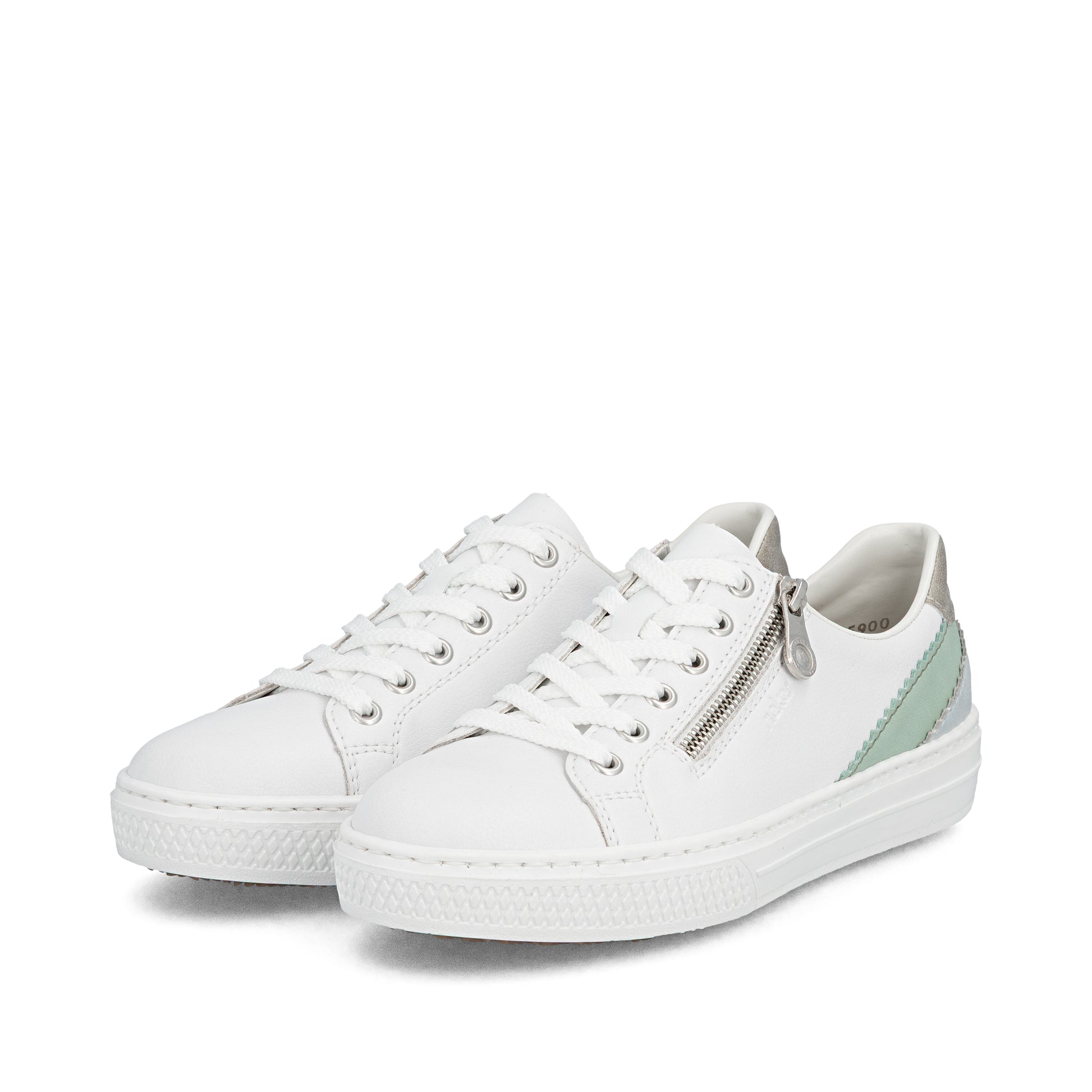 White Zip Shoes for Women | Rieker L5900-80