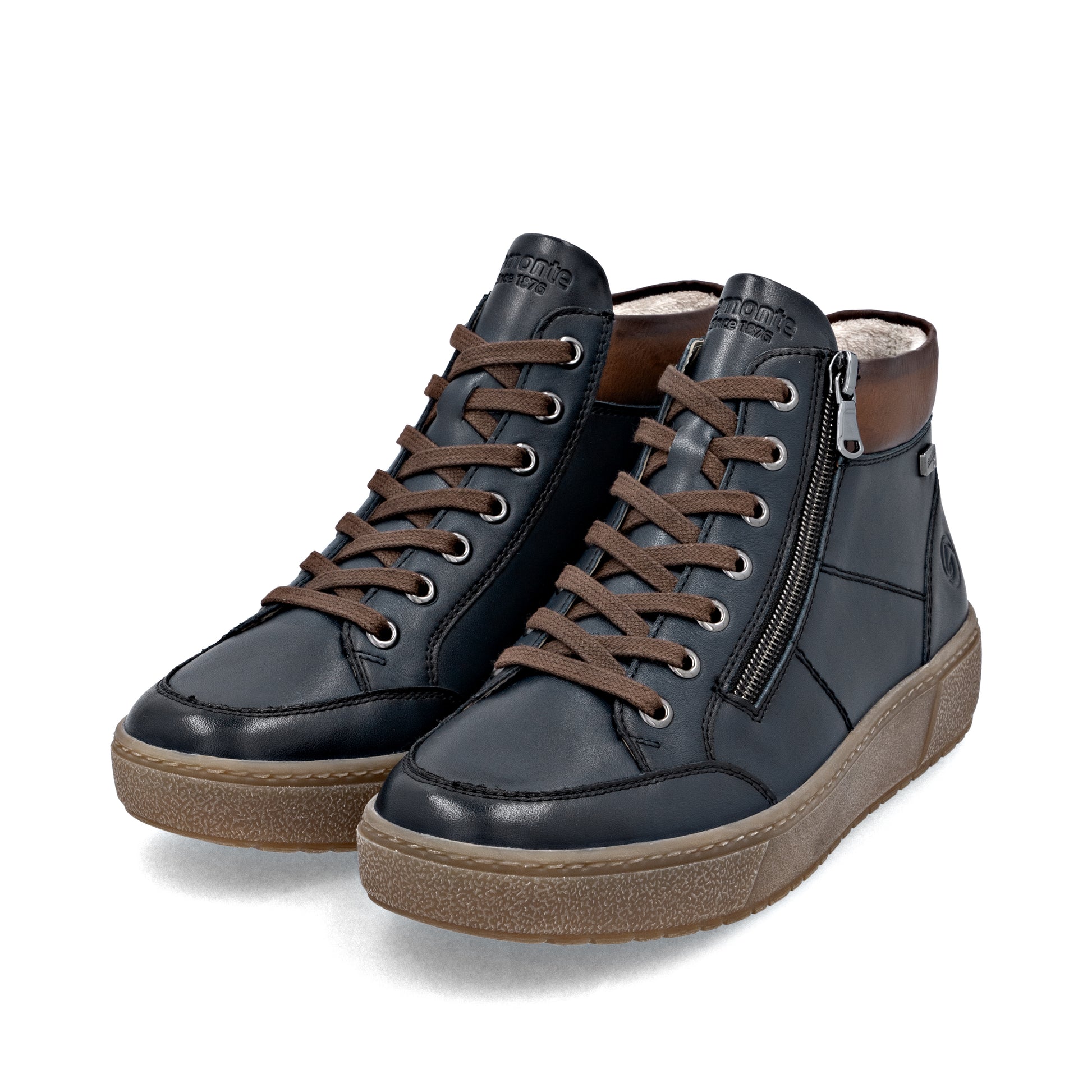 Blue Zip Boots for Women | Remonte D2T70-14