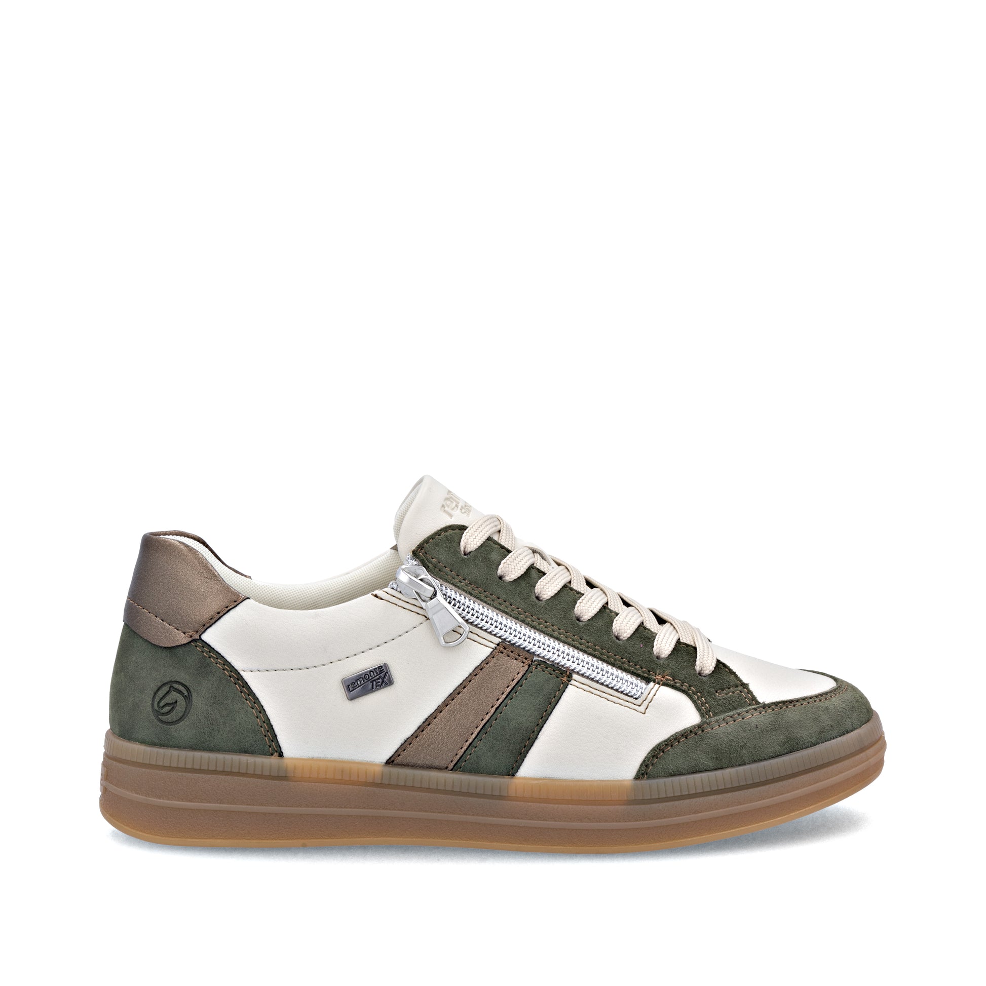Beige Zip Shoes for Women | Remonte D2C04-60