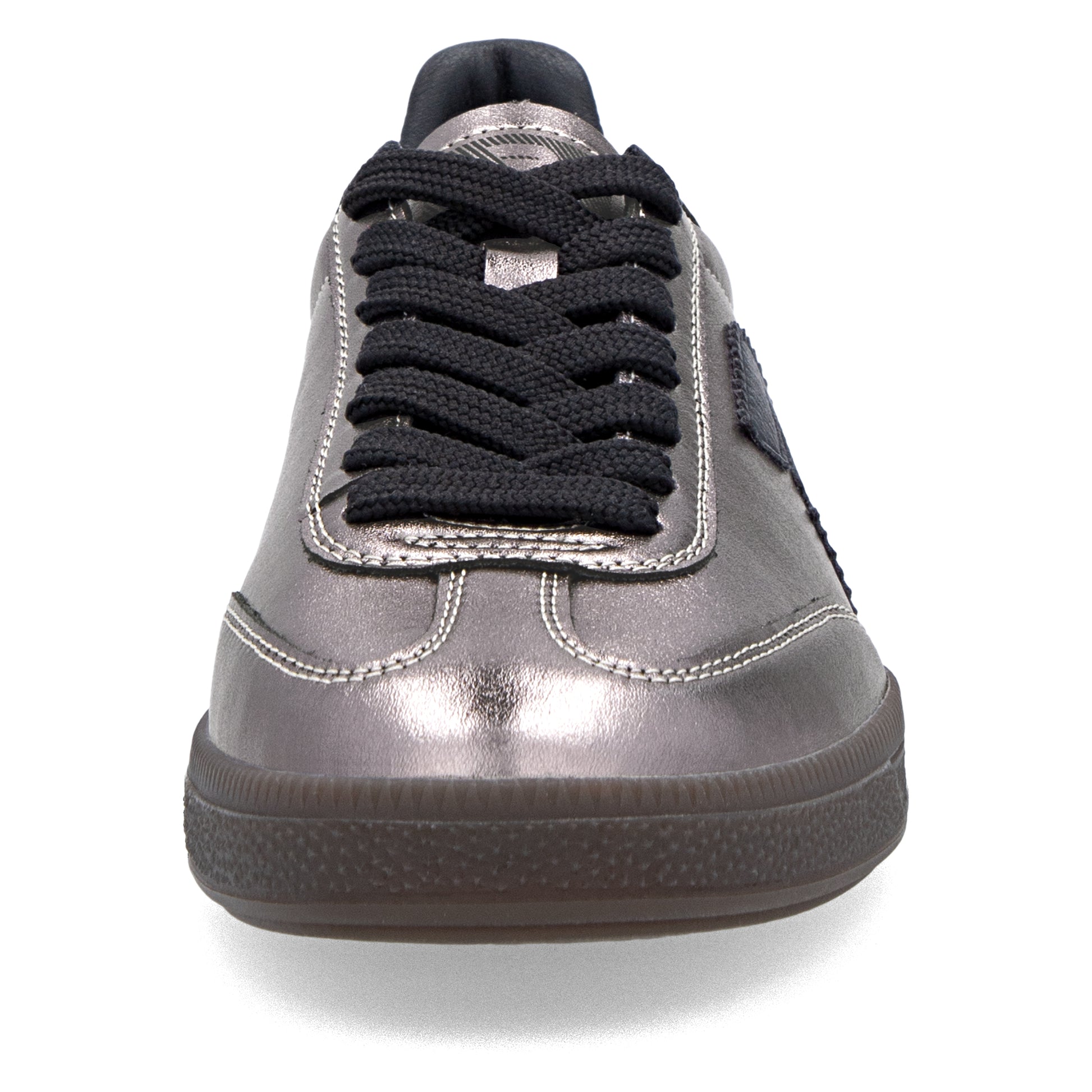 Silver/Platinum Elasticated Shoes for Women | Rieker W2200-91