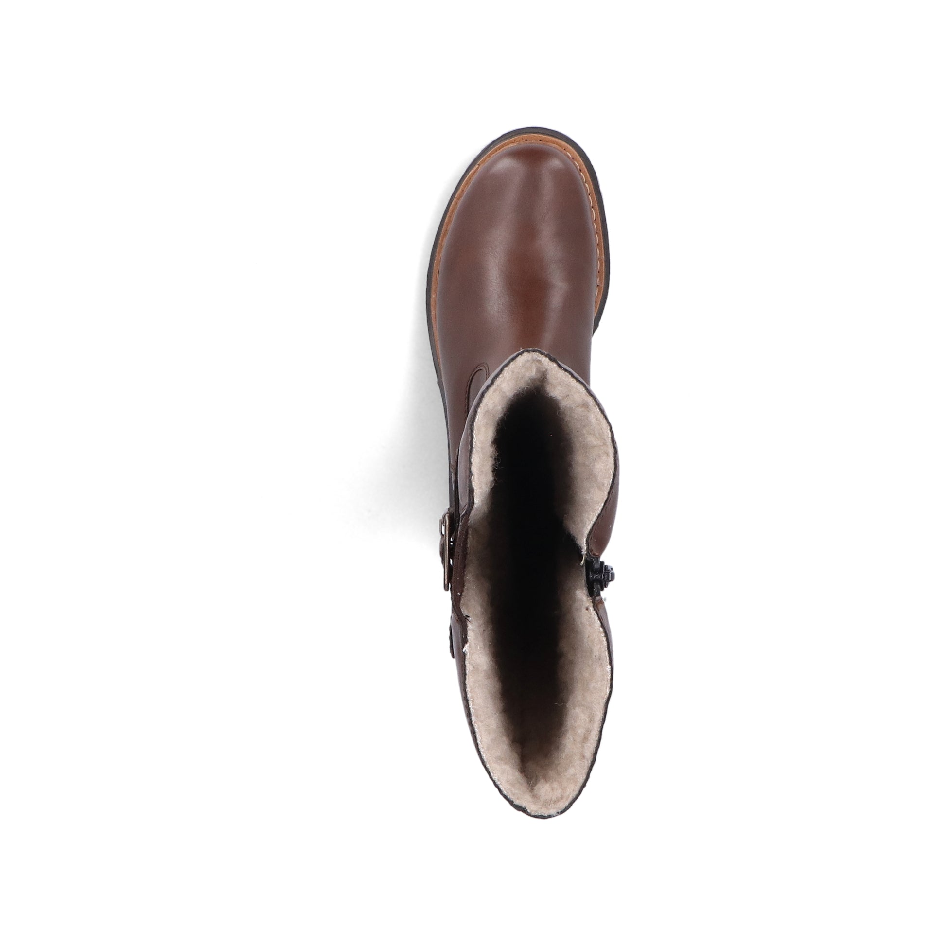 Brown Zip Boots for Women | Rieker 72694-25