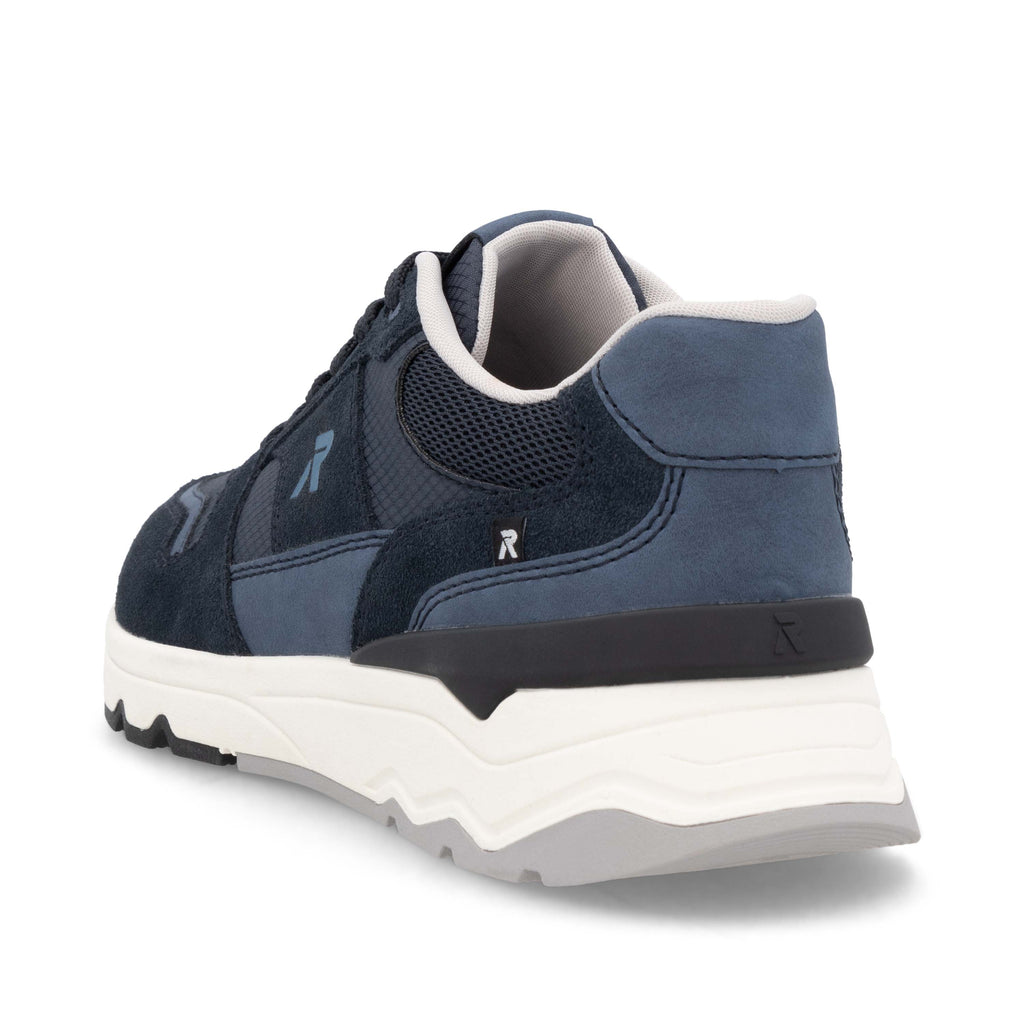 Blue Elasticated Shoes for Men | Rieker U0905-14