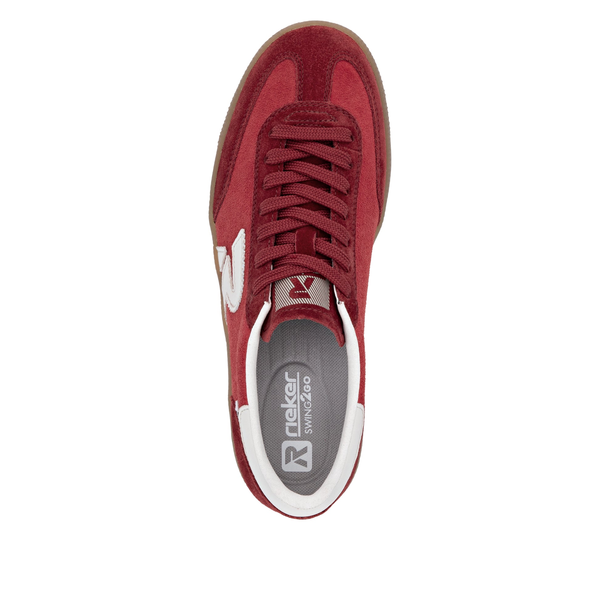 Red Elasticated Shoes for Women | Rieker W2200-33