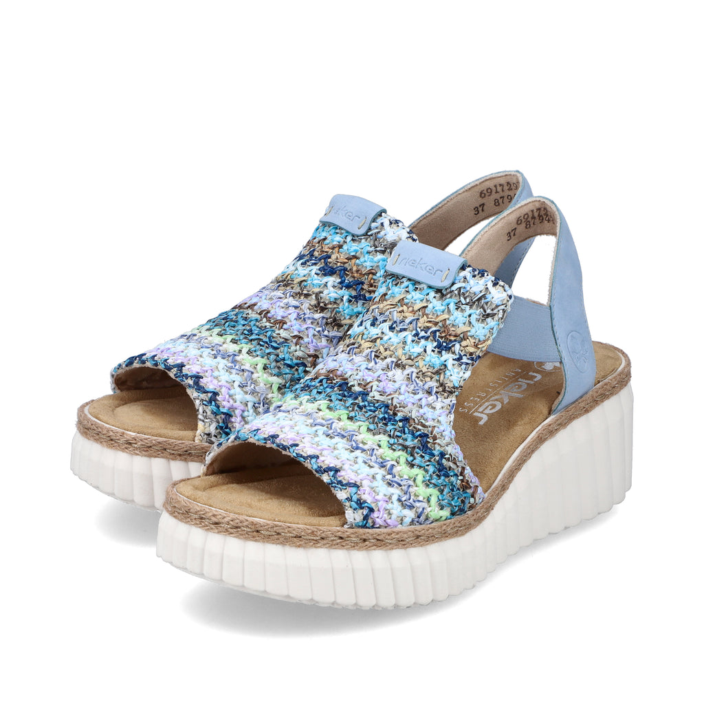 Multi Elasticated Sandals for Women | Rieker 69172-91