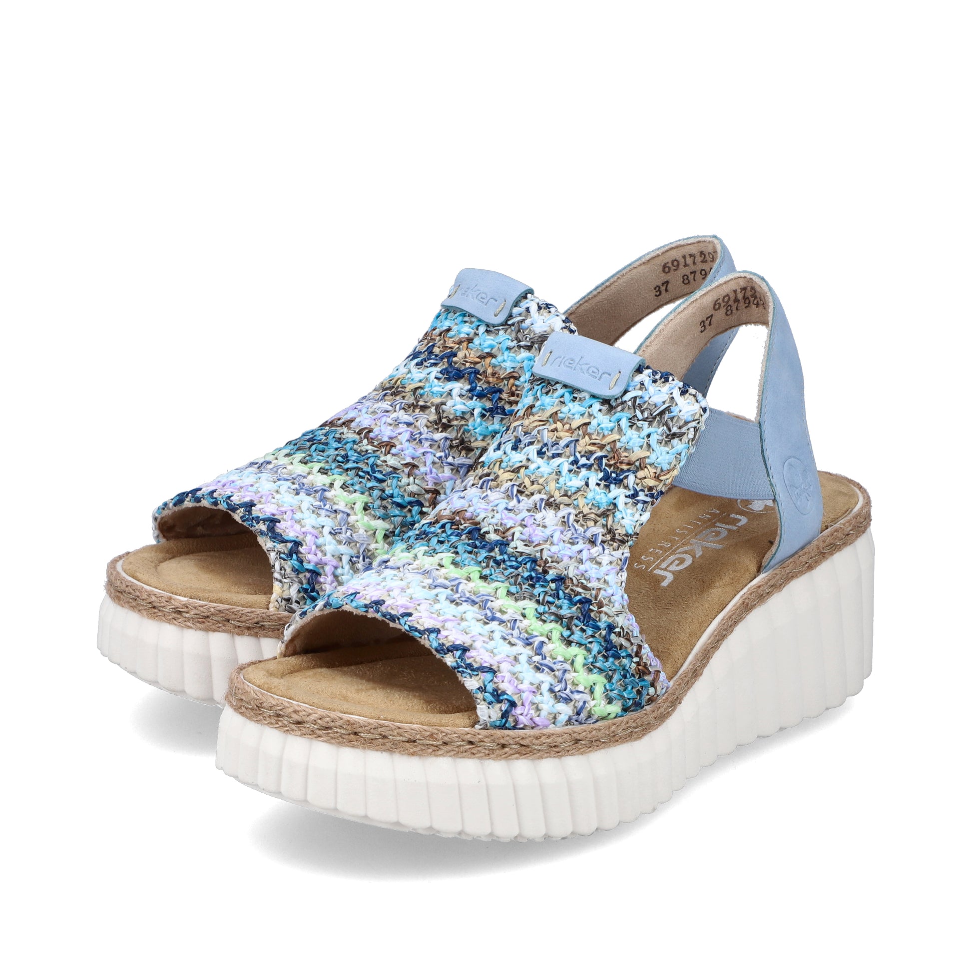Multi Elasticated Sandals for Women | Rieker 69172-91
