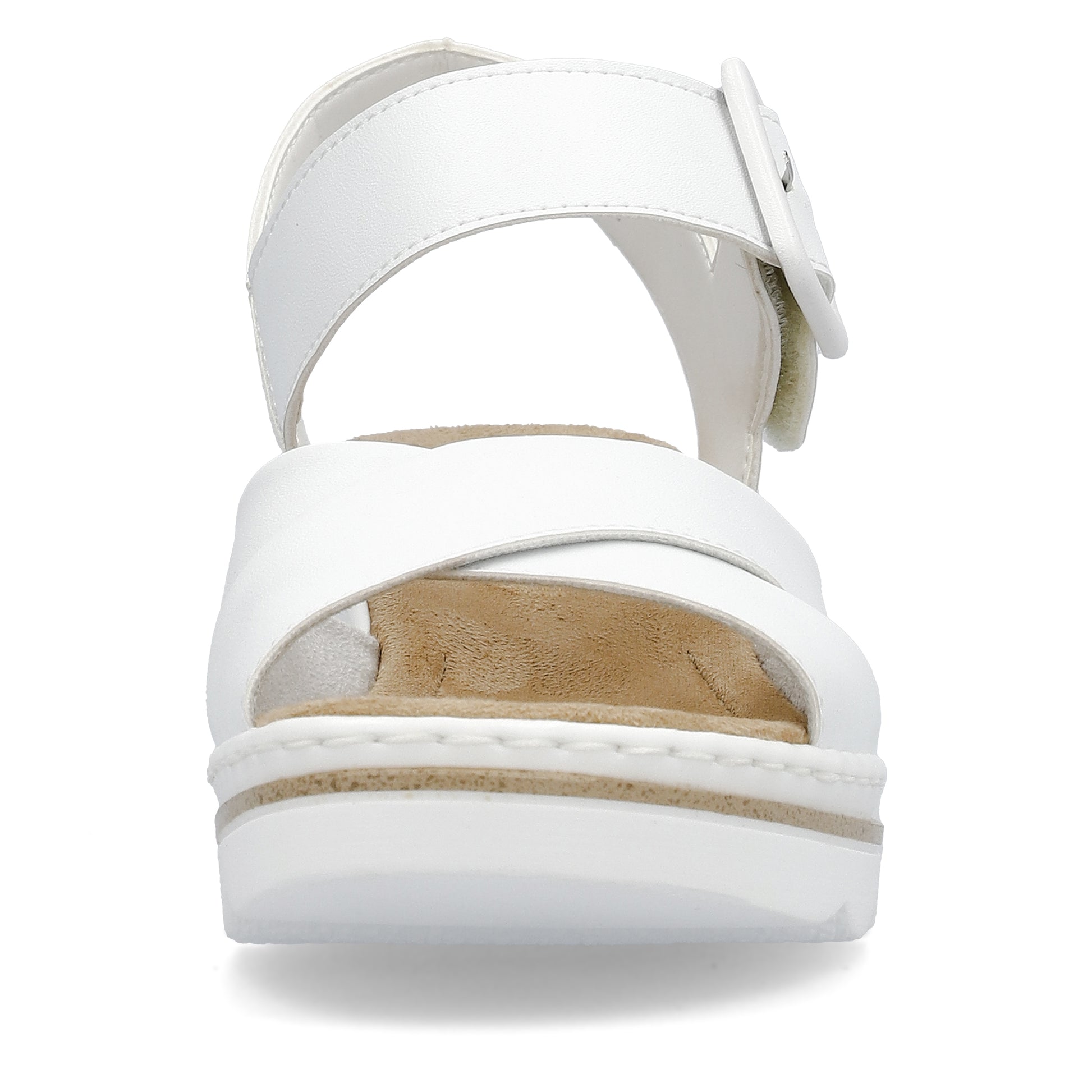 White Hook & Loop Sandals for Women | Rieker 67463-80