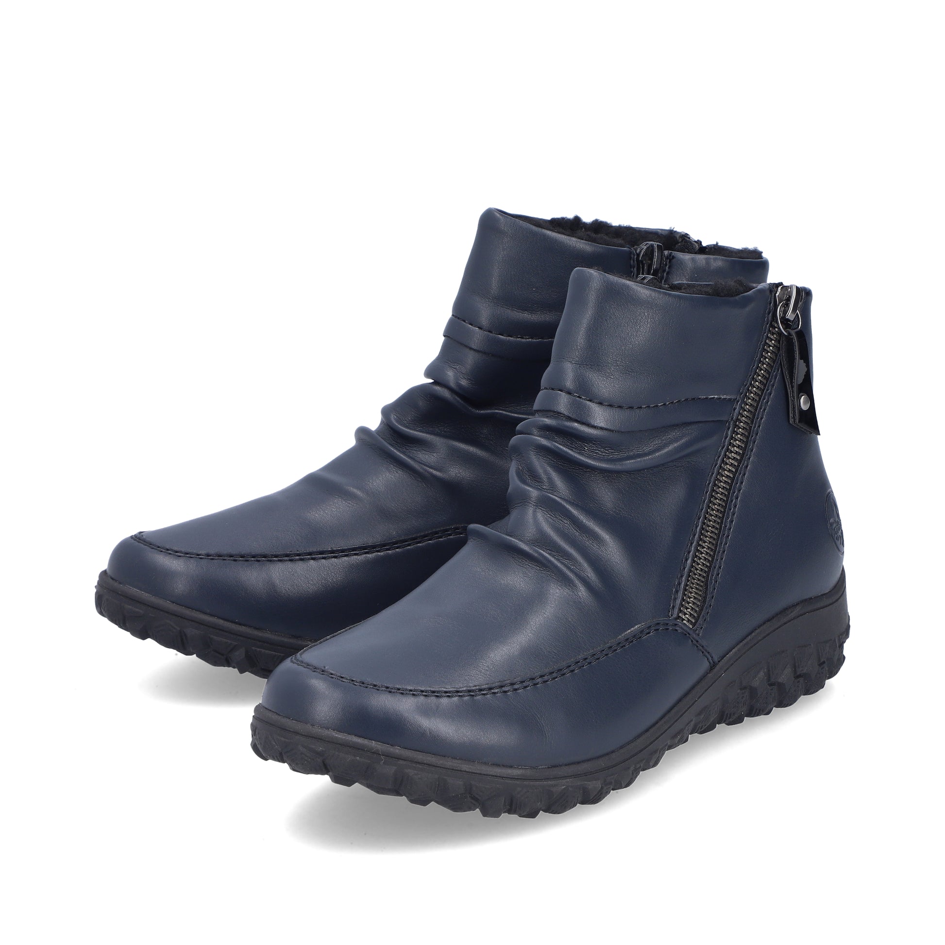 Blue Zip Boots for Women | Rieker 59585-14
