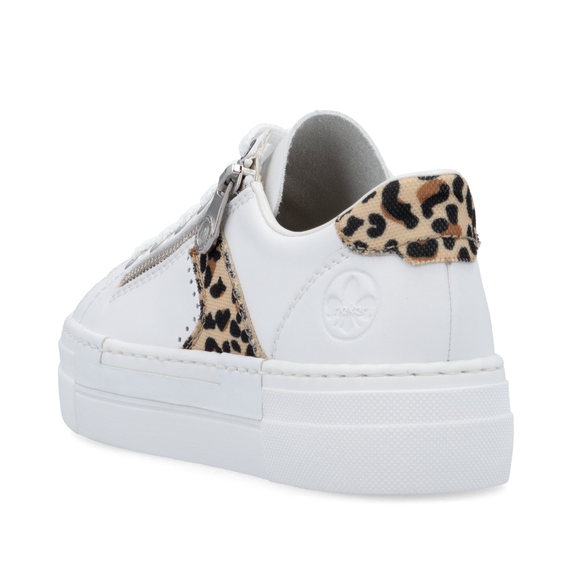 White Zip Shoes for Women | Rieker N4924-81
