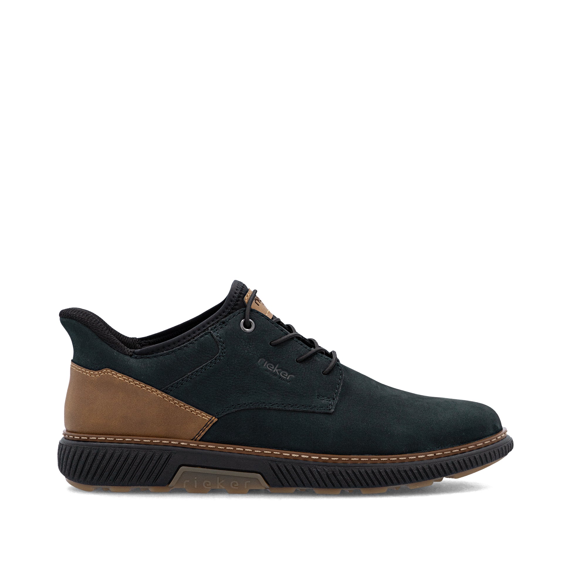 Blue Elasticated Shoes for Men | Rieker B3357-15