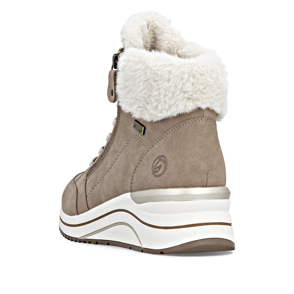 Brown Zip Boots for Women | Remonte D0T77-20