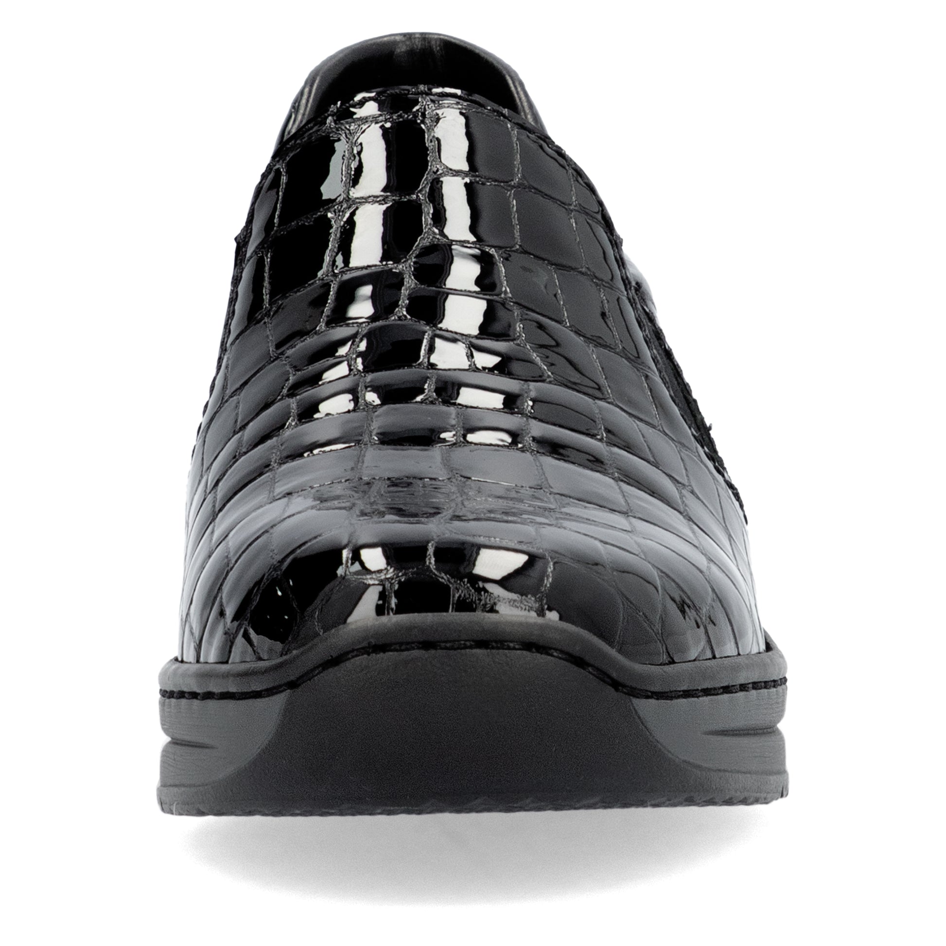 Black Elasticated Shoes for Women | Rieker 48752-00