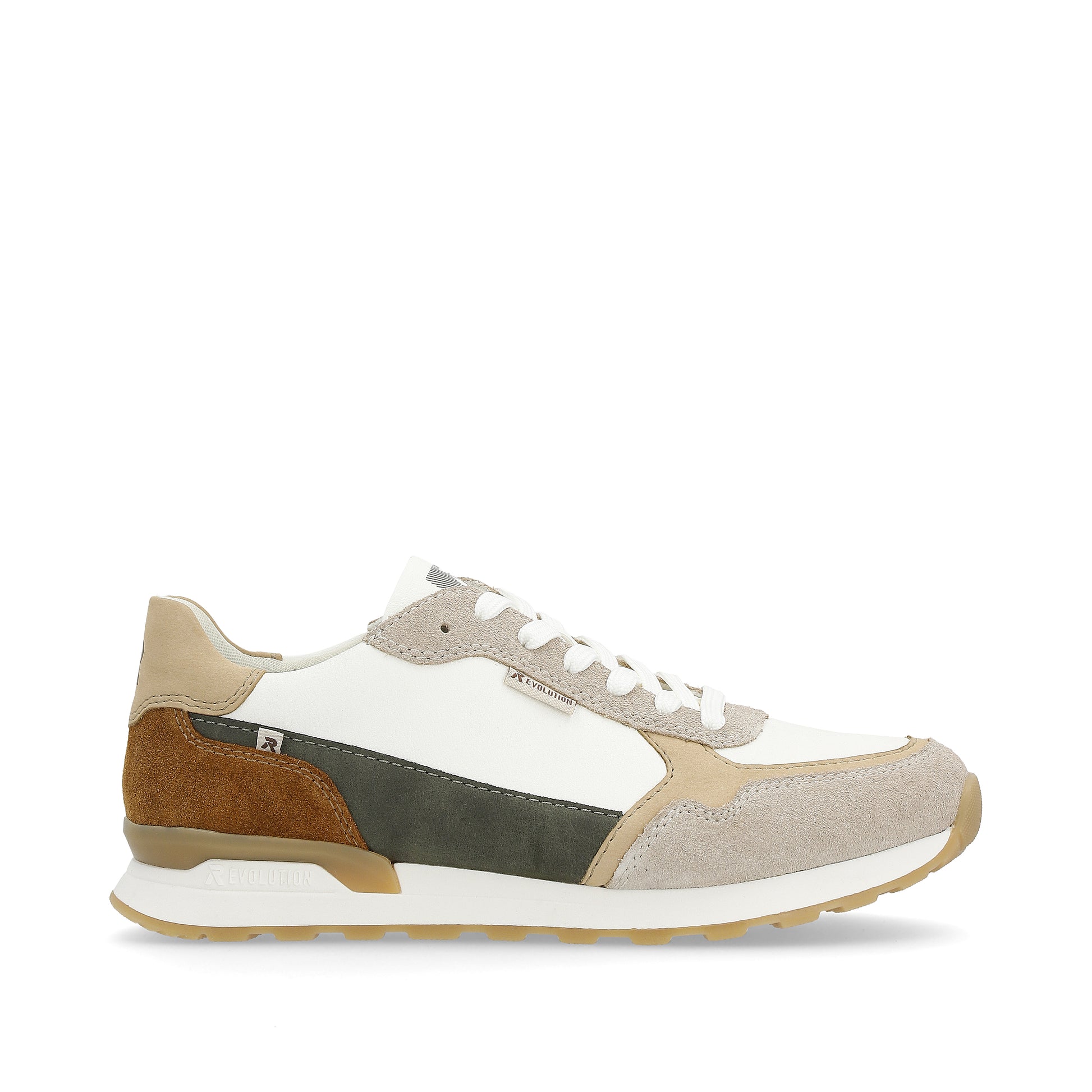 White Lace-Up Shoes for Men | Rieker Sport U0307-80