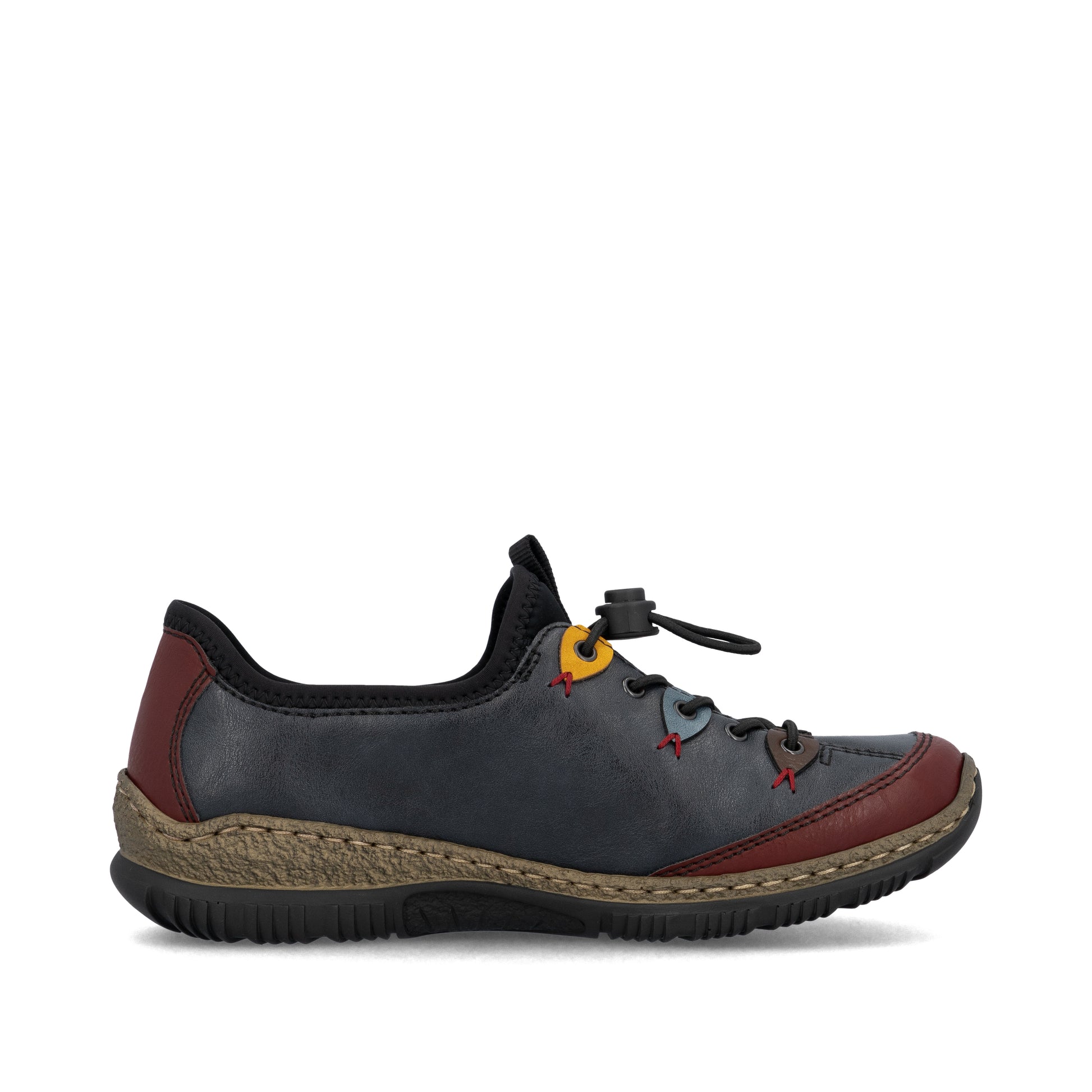 Blue Elasticated Shoes for Women | Rieker N3271-35