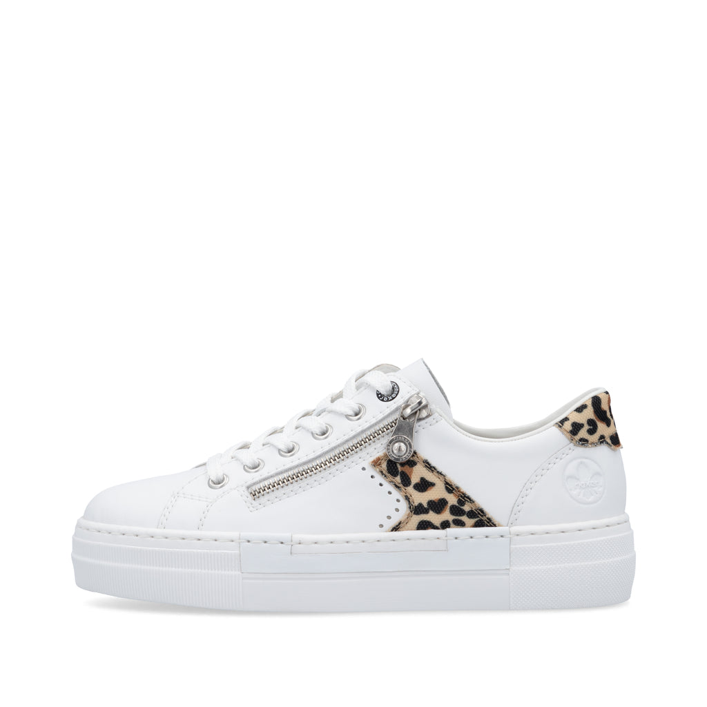 White Zip Shoes for Women | Rieker N4924-81