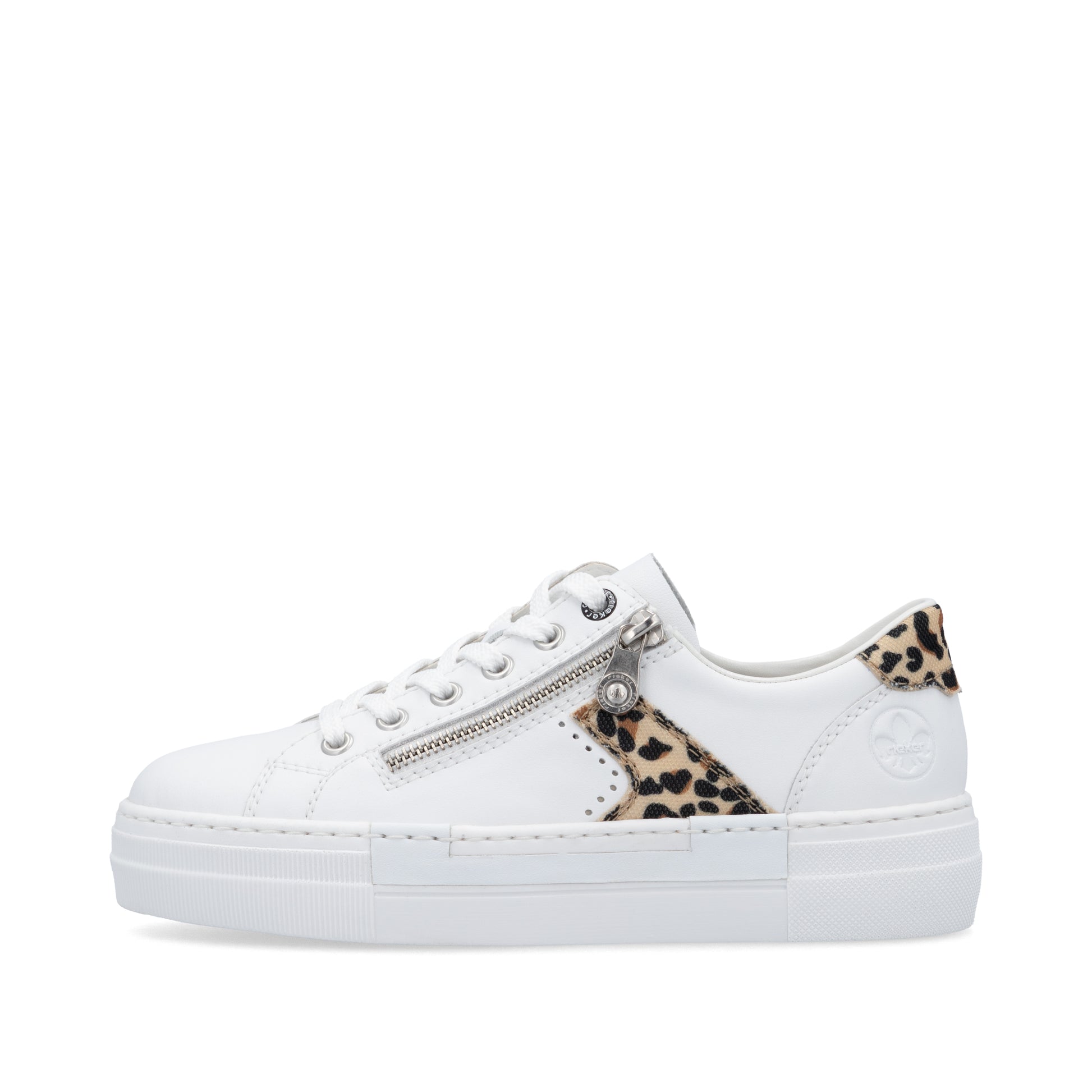White Zip Shoes for Women | Rieker N4924-81