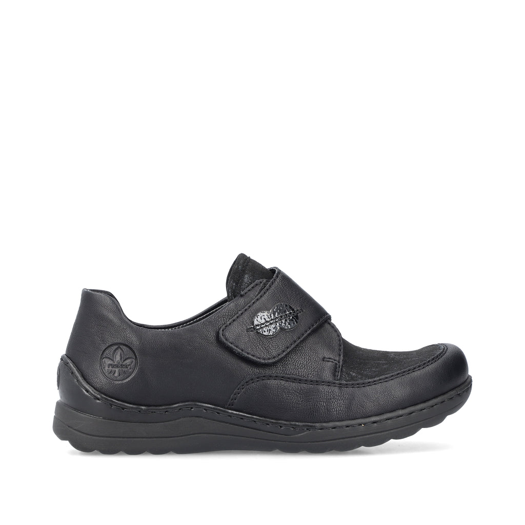 Black Hook & Loop Shoes for Women | Rieker 48954-00