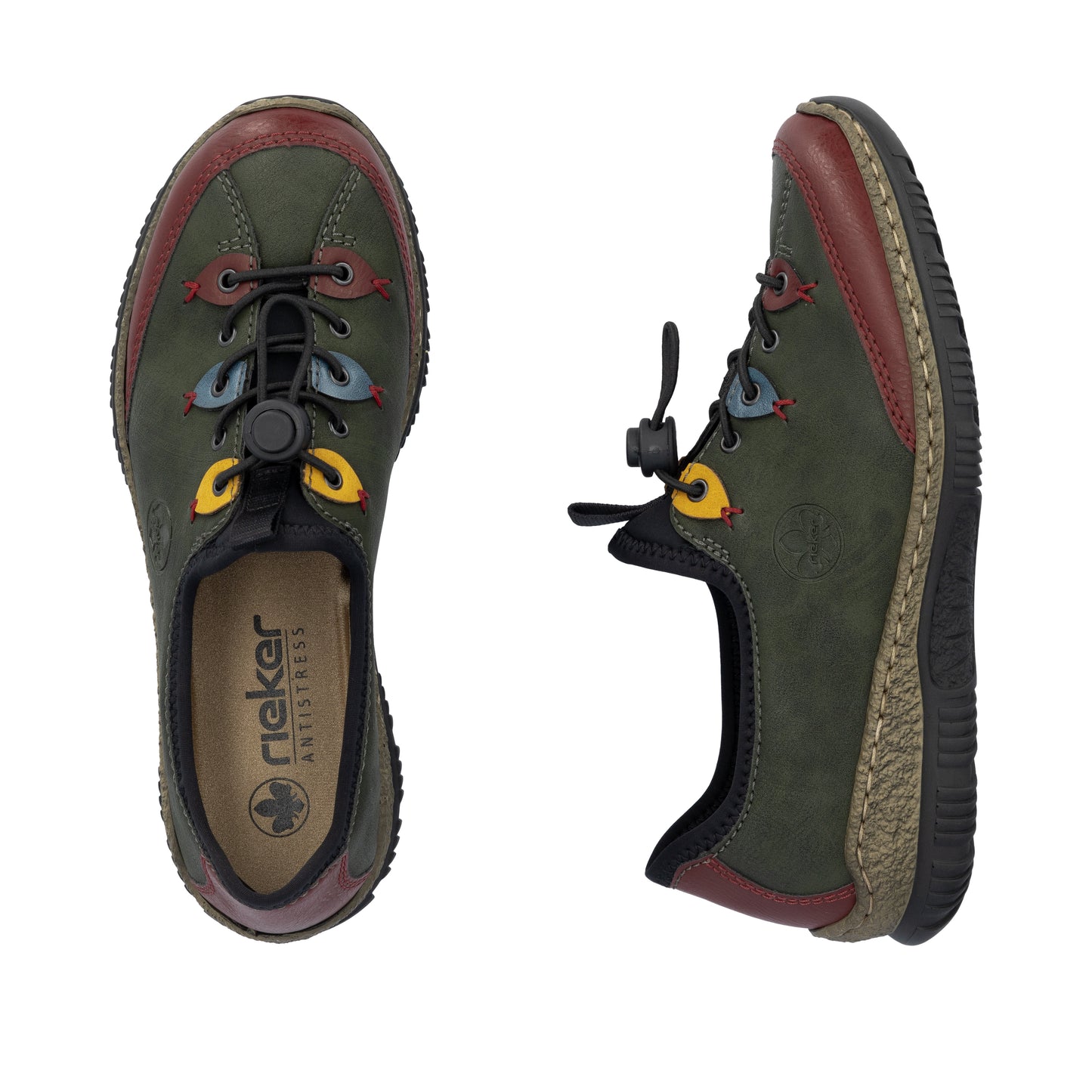 Rieker Woman's Shoes - Green | N3271-54