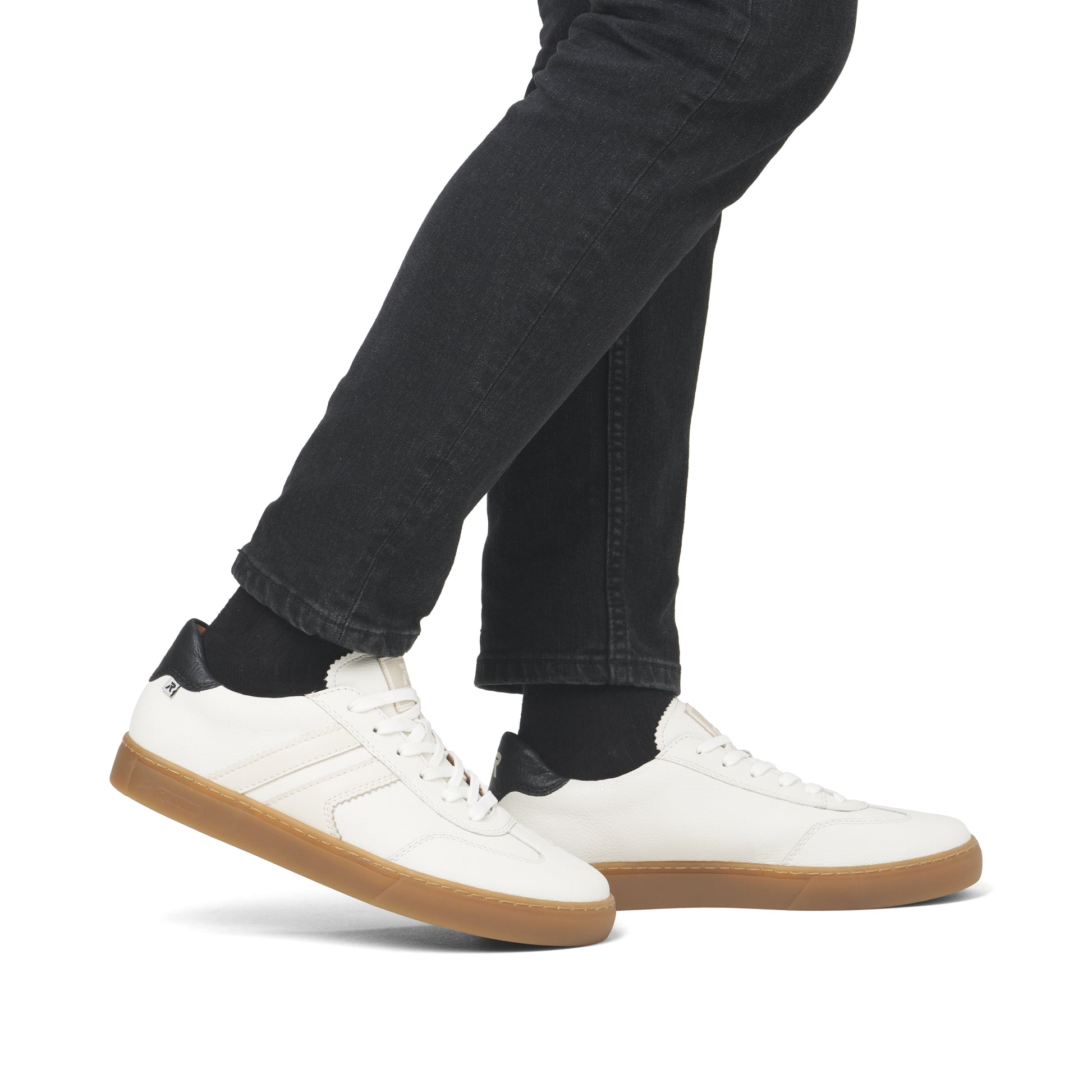 White Elasticated Shoes for Men | Rieker Sport U0707-80