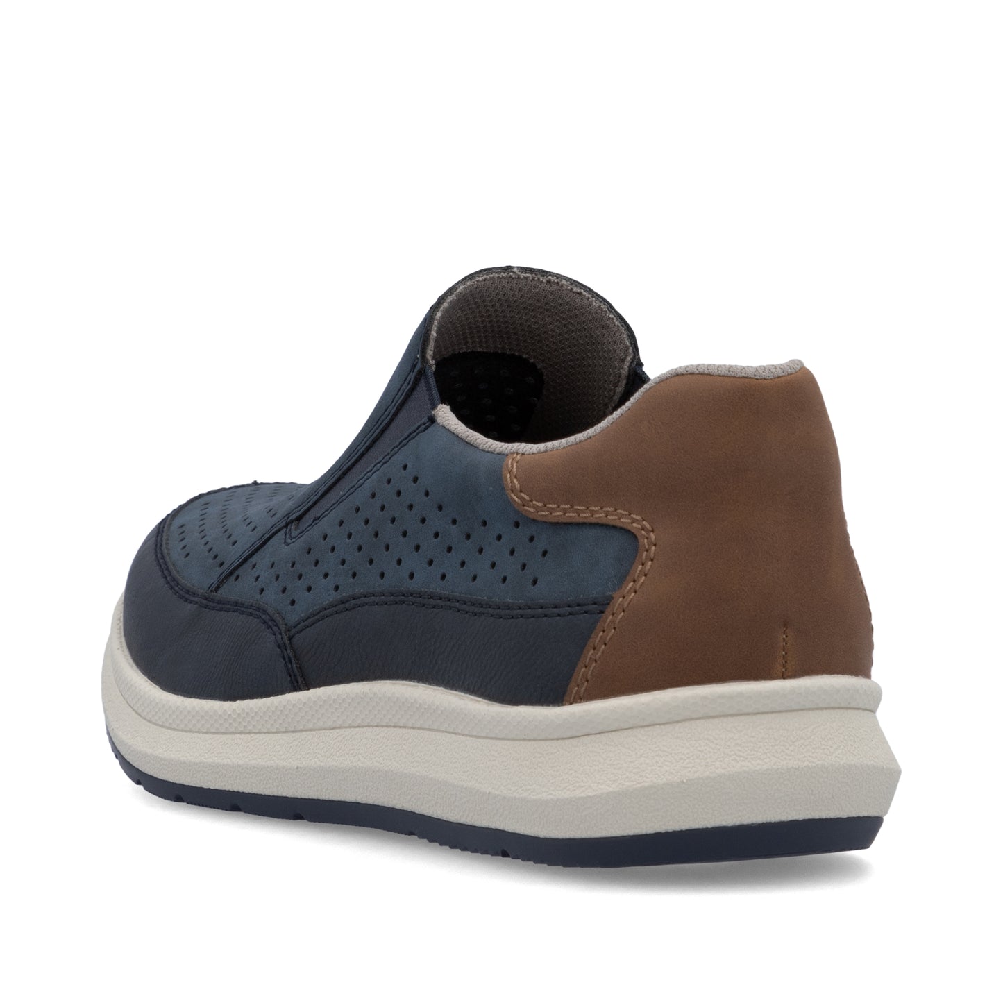 Rieker Men's Casual Slip-on Shoe - Blue | 16952-14