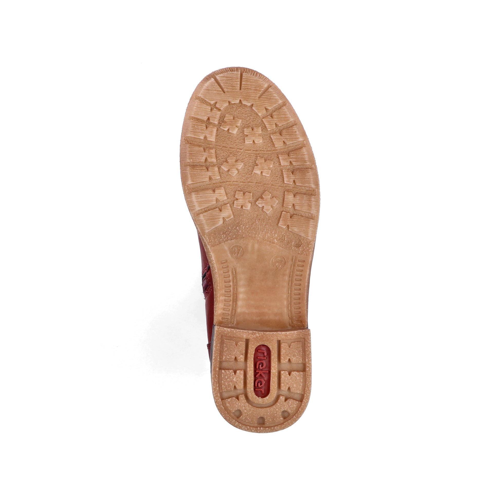 Red Zip Boots for Women | Rieker 94692-35