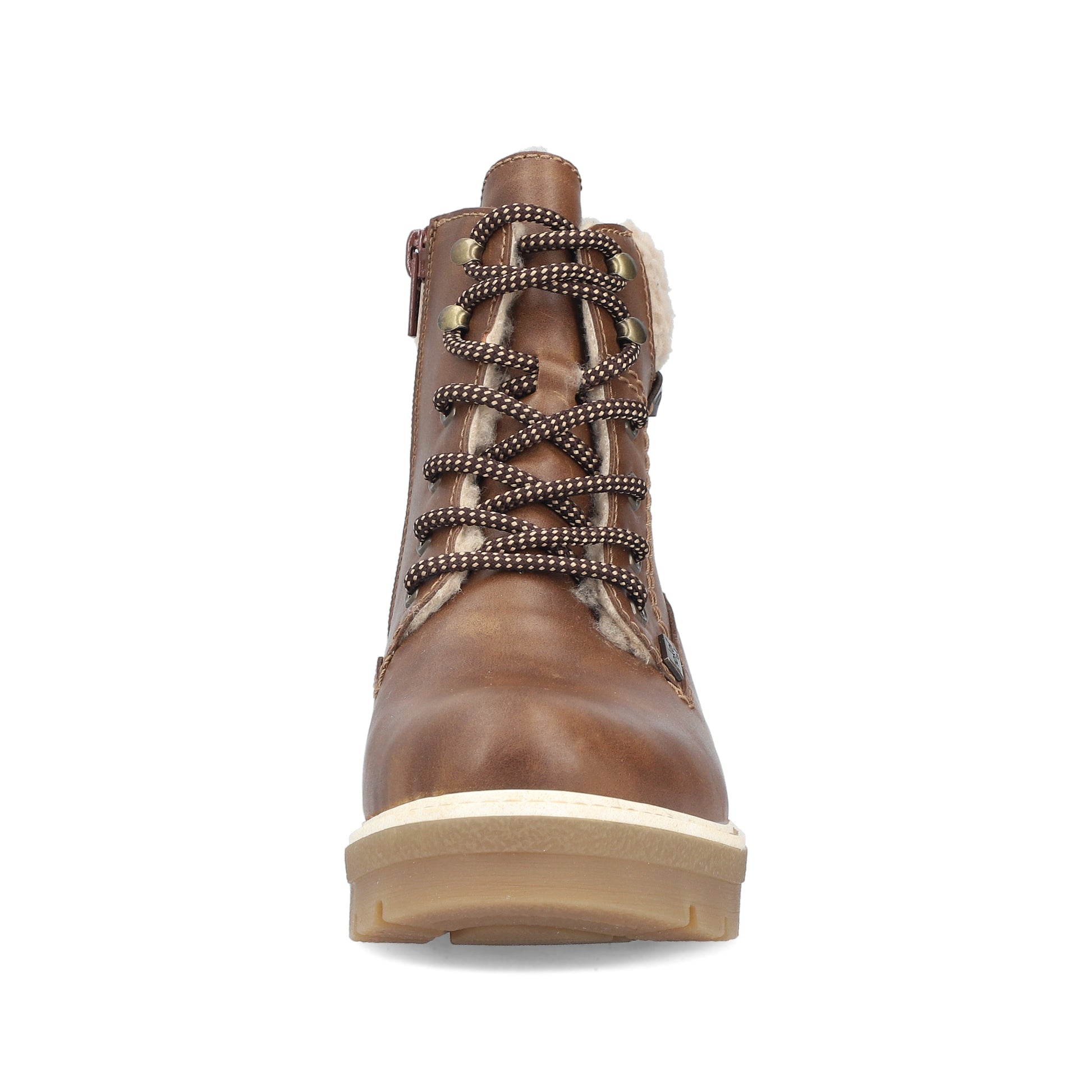 Brown Zip Boots for Women | Rieker Y8118-22