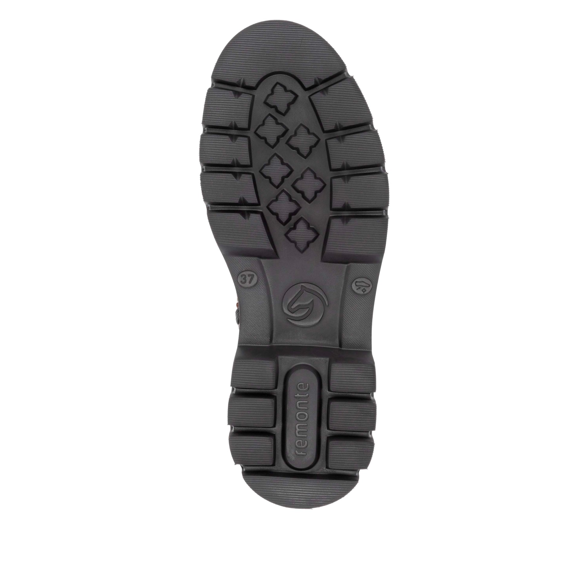 Brown Zip Boots for Women | Remonte D1W74-22