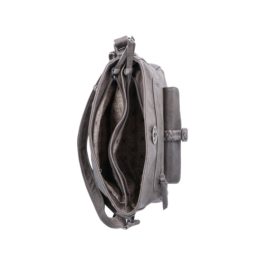 Grey Zip Bags for Women | Rieker H1340-42