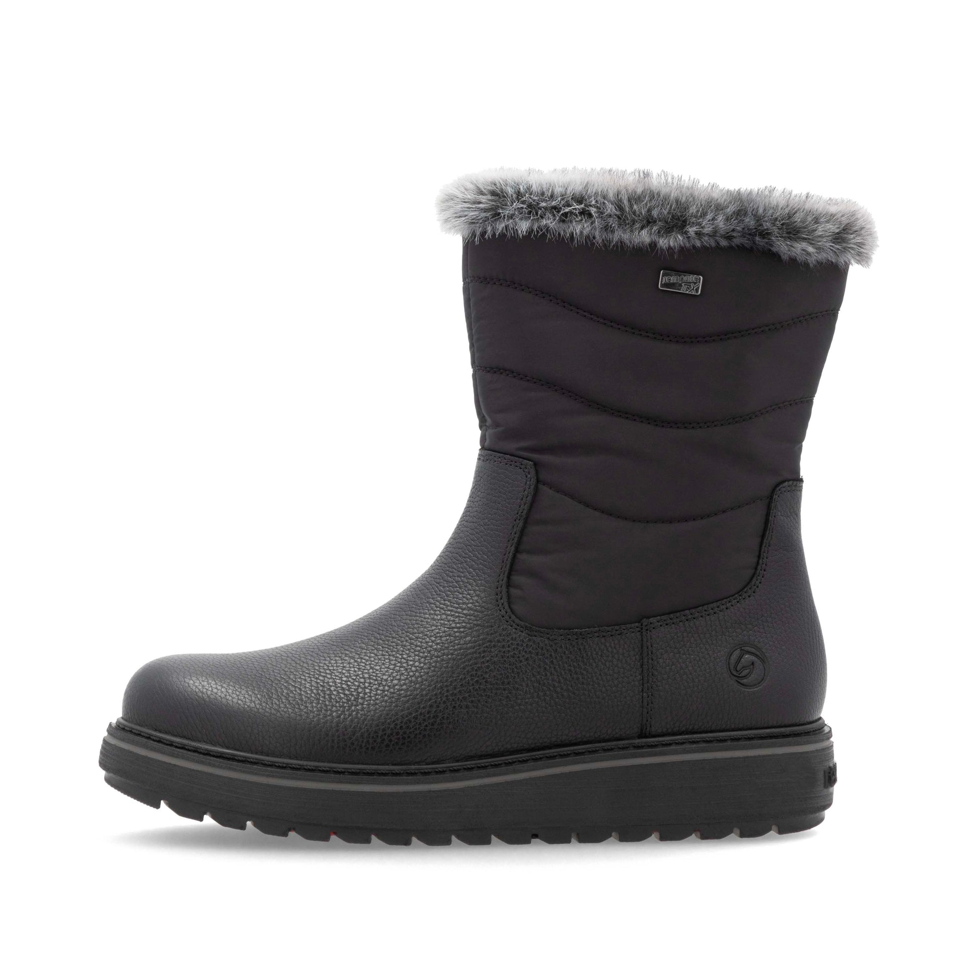 Black Zip Boots for Women | Remonte D0U79-03