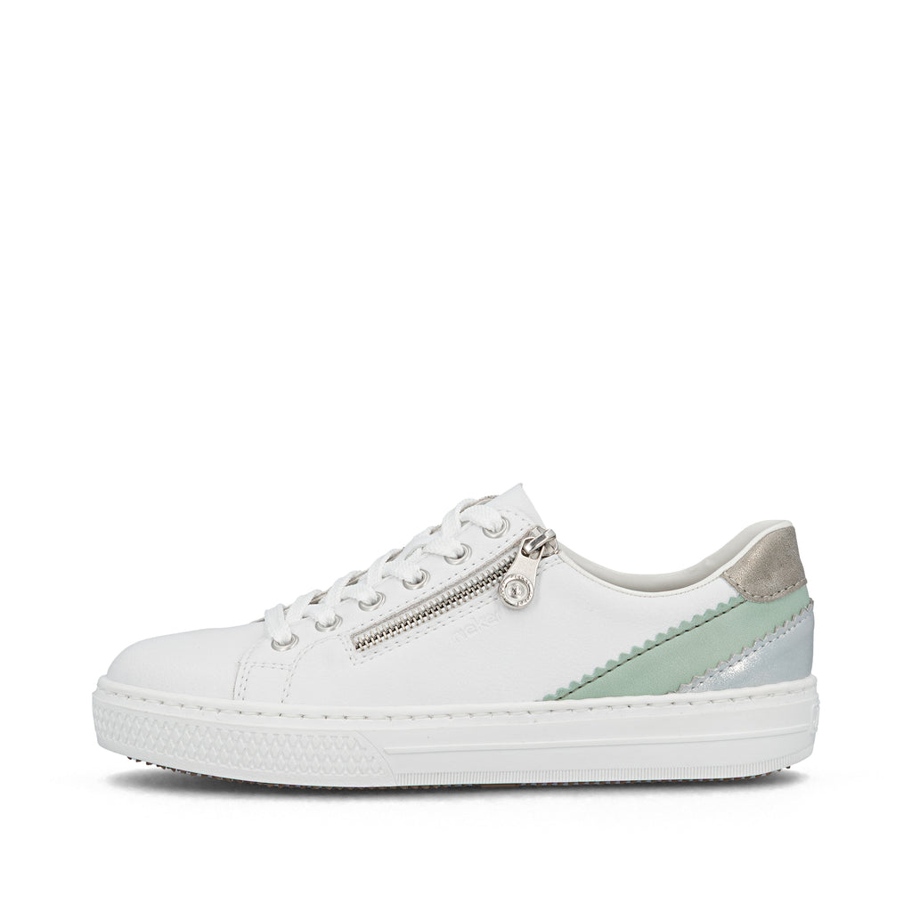 White Zip Shoes for Women | Rieker L5900-80